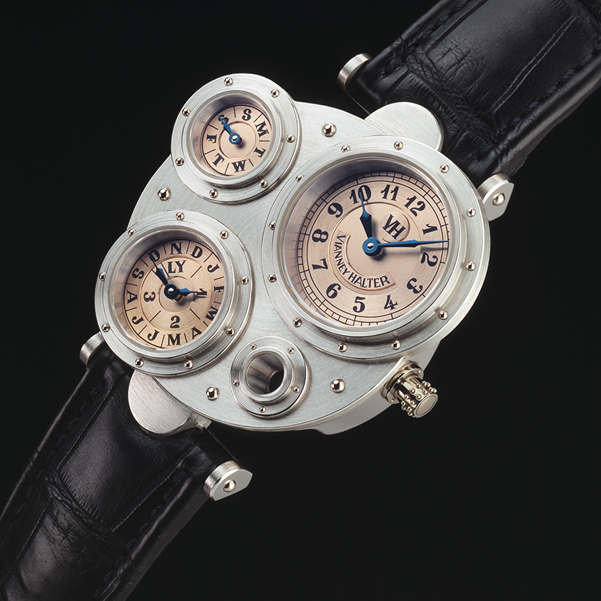 獨立製錶師 Vianney Halter 於 1998 年推出 Antiqua 萬年曆。