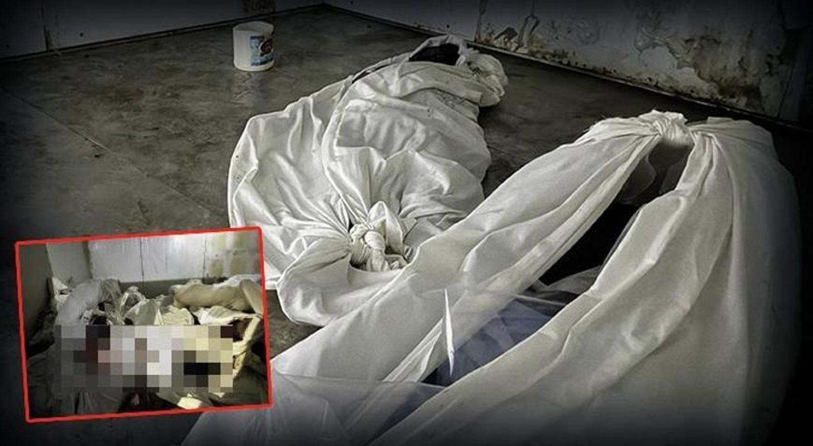 秘密牢房內找到多具遺體。(翻自milliyet.com.tr)