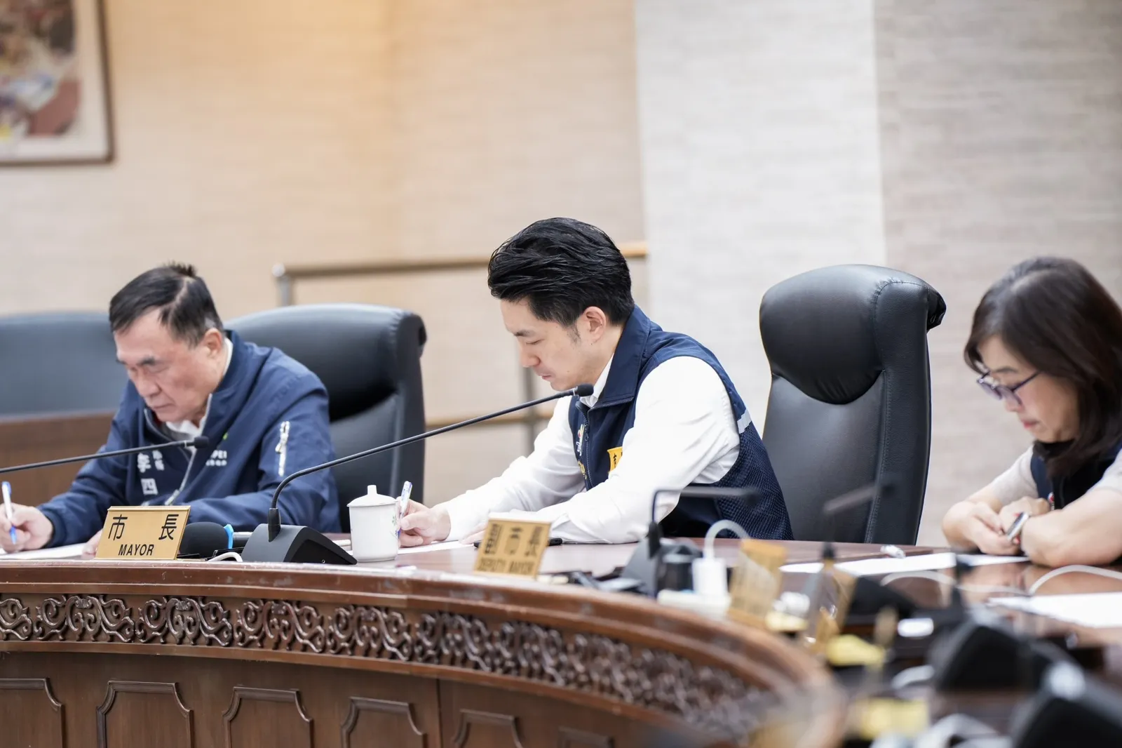 針對剛剛中信銀遇搶一事，蔣萬安發聲了。（翻攝自臉書@蔣萬安）