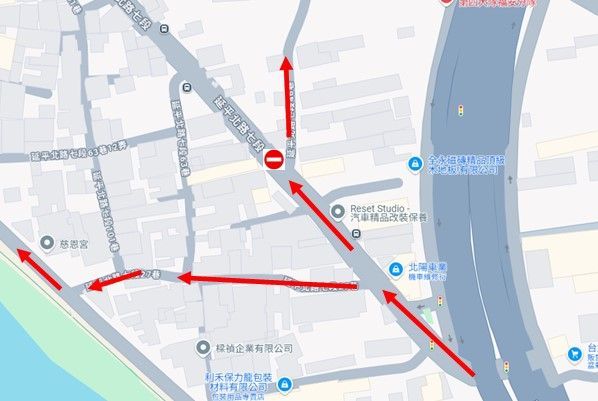 警方公布交通管制路線圖。（警方提供）