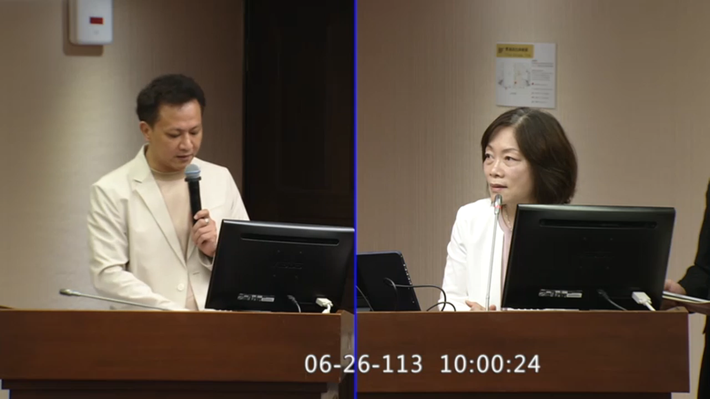 藍委邱鎮軍當時質詢時強調，台灣缺工問題非常嚴重，希望政府儘快引進印度移工。（翻攝自立法院網站）