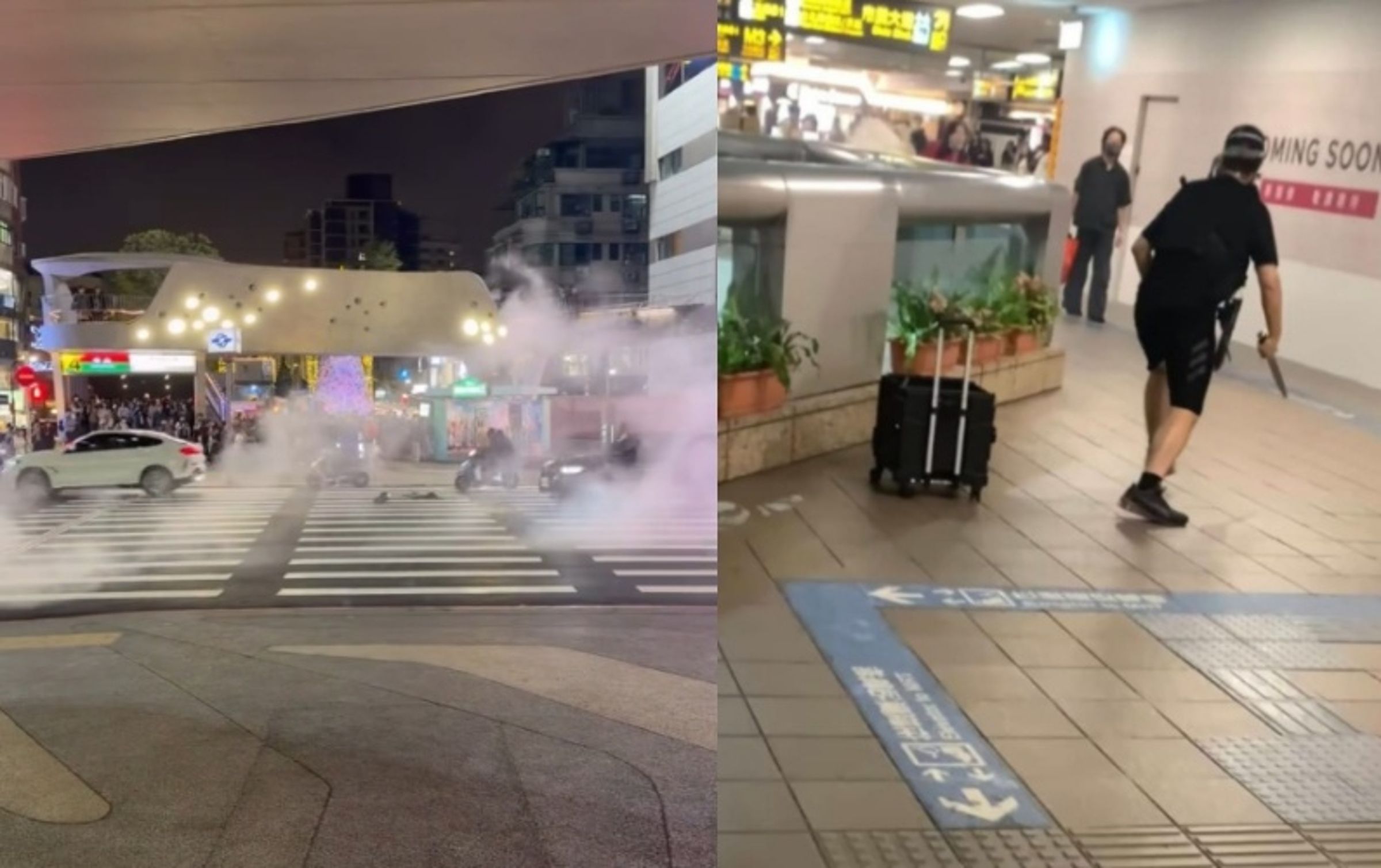 北捷與中山商圈發生隨機攻擊後，引發網友討論危急時刻為何有人無法立刻逃離，專家指出這與大腦的保護反應有關。（翻攝自Threads）