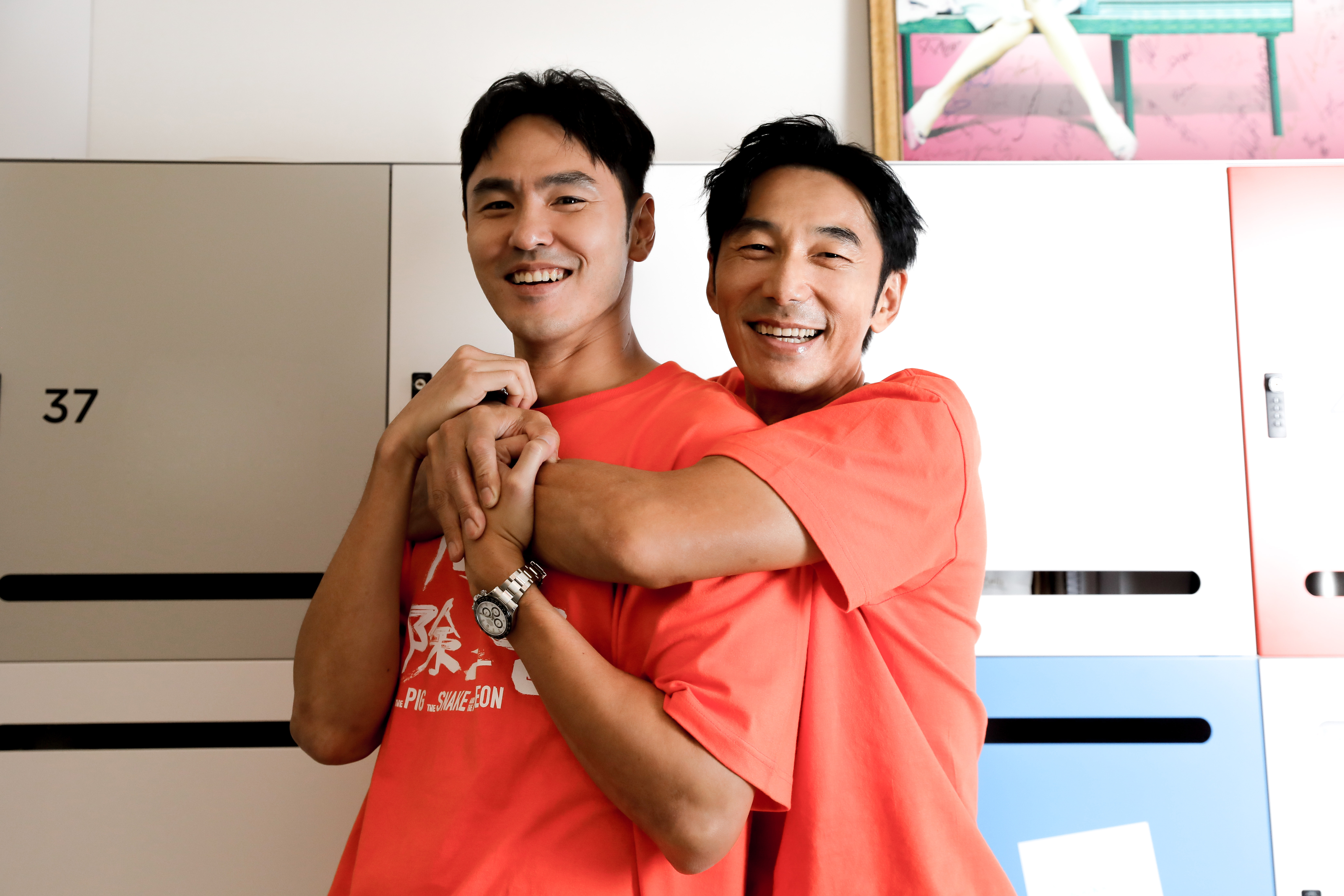 李李仁以前只從螢光幕認識阮經天,但2人合作後他願意付出一切幫阮經天成就陳桂林這角色。