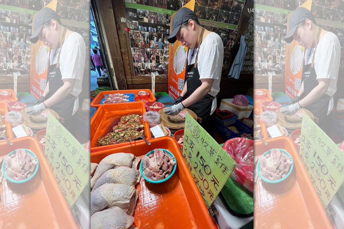 沈建宏曾和Bella一起在市場打拚。（翻攝自沈建宏IG）