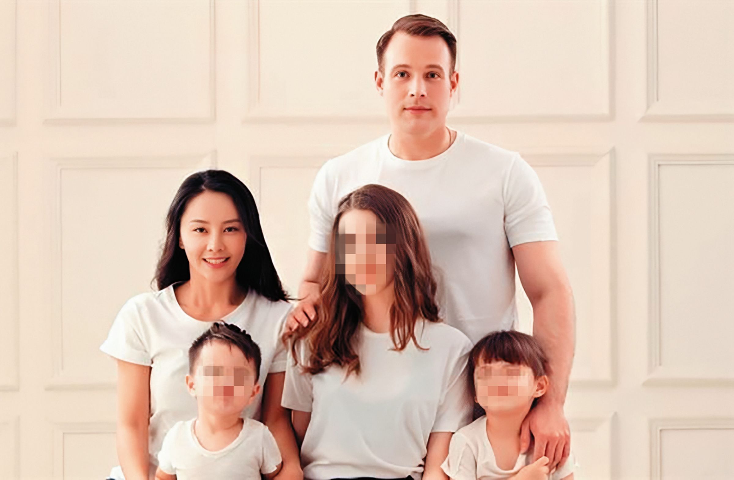 馬雅舒梅開二度和澳洲人詹姆士成為夫妻,至今13個年頭;全家人上實境秀時,孩子也成為話題。(翻攝自馬雅舒微博)