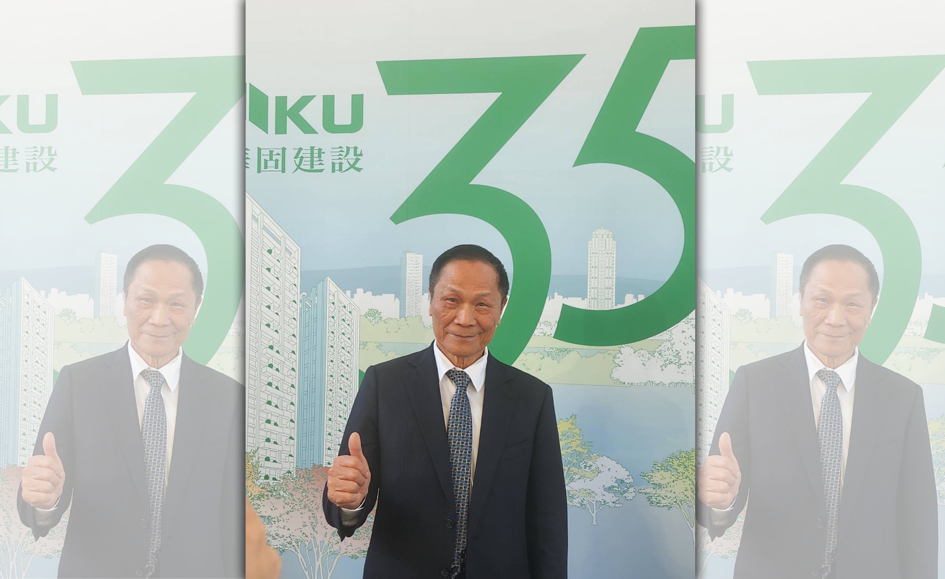 華固建設董事長鍾榮昌看好台中發展與消費屬性與品牌契合，近3年投資百億元在台中獵地萬坪，希望不斷在台中壯大。