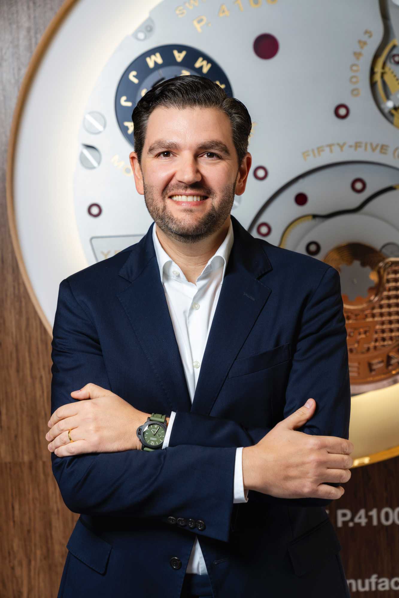 沛納海首席商務長 Guillermo Del Nogal 。