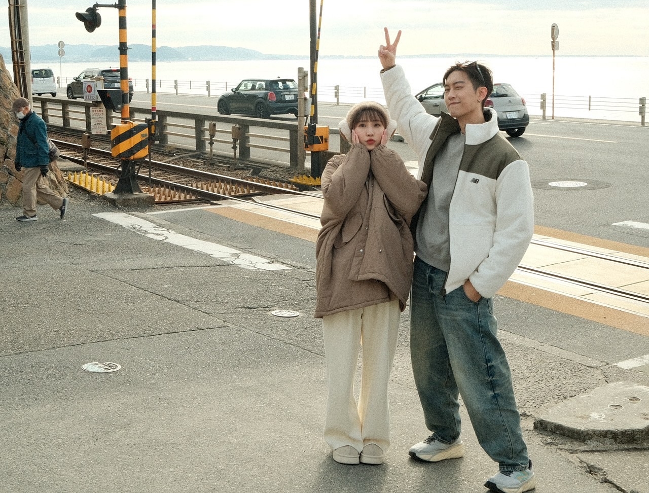 粿粿與范姜彥豐今年情人節才在日本度過。（翻攝自粿粿臉書）