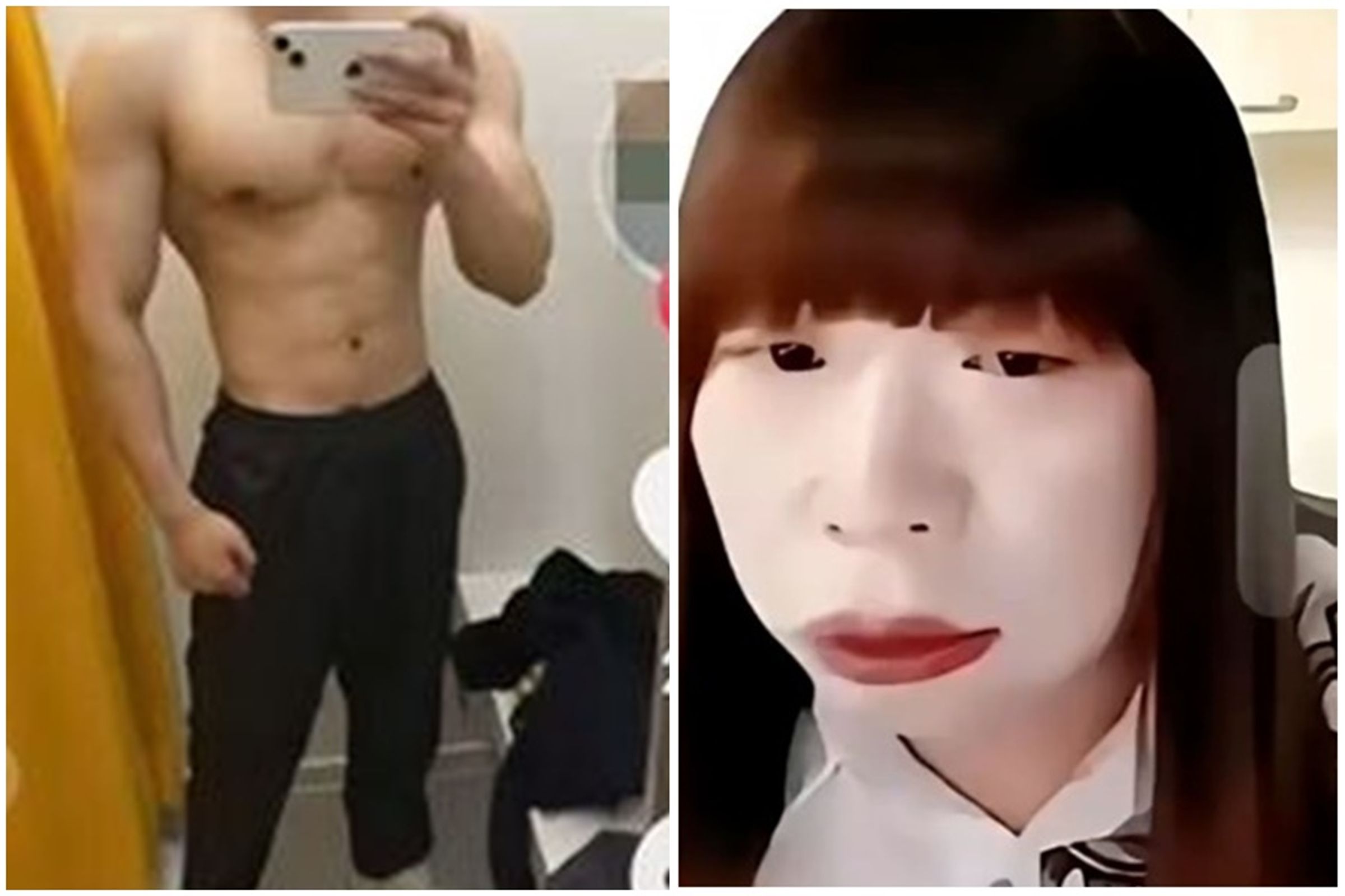 25歲的健身男子「熾陽」被認出來,所幸坦言自己就是「砲友之一」。(翻攝自微博)