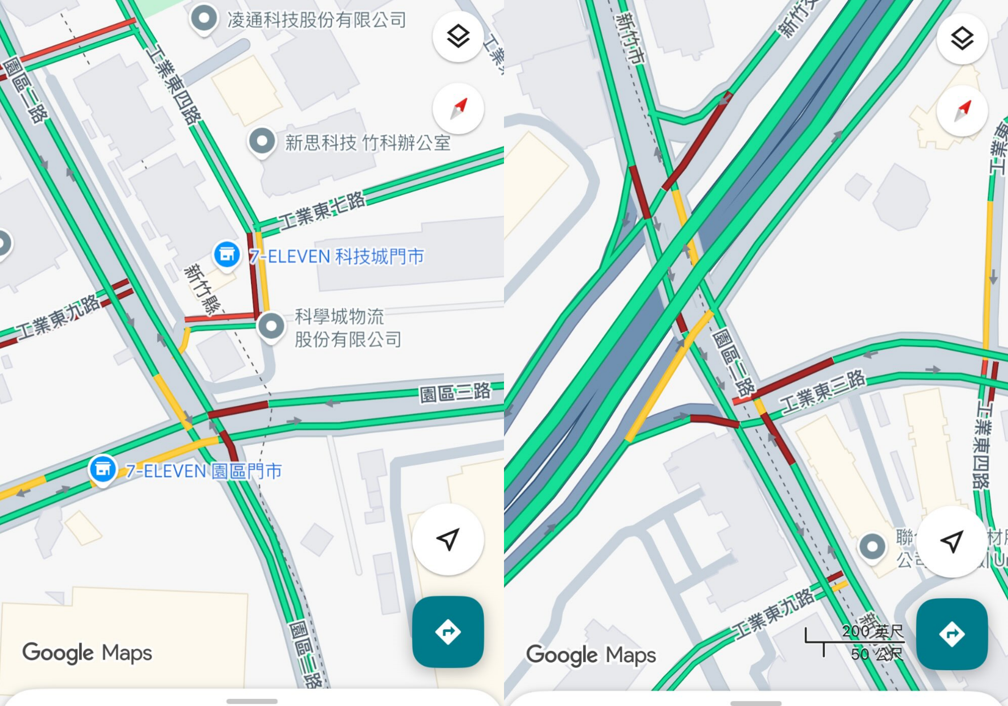 27日晚間11時許宜蘭外海發生芮氏規模7.0地震，不少台積電工程師趕回公司確認，進出園區的道路皆出現塞車情況。（翻攝Threads）