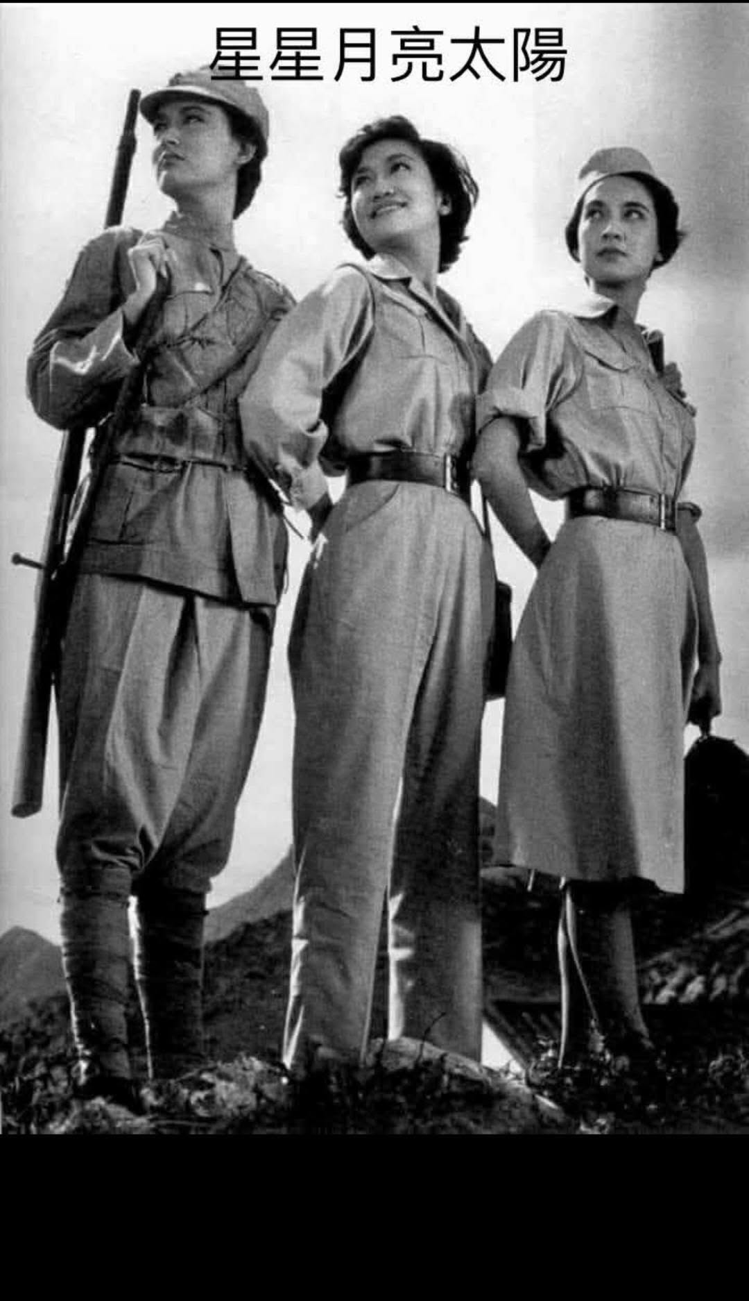 1961年葛蘭(中)曾與尤敏(左)、葉楓(右)主演電影《星星月亮太陽》,該片榮獲第一屆金馬獎最佳劇情片、最佳編劇、最佳女主角(尤敏)等大獎,是華語電影史上的重要經典。(網路圖片)