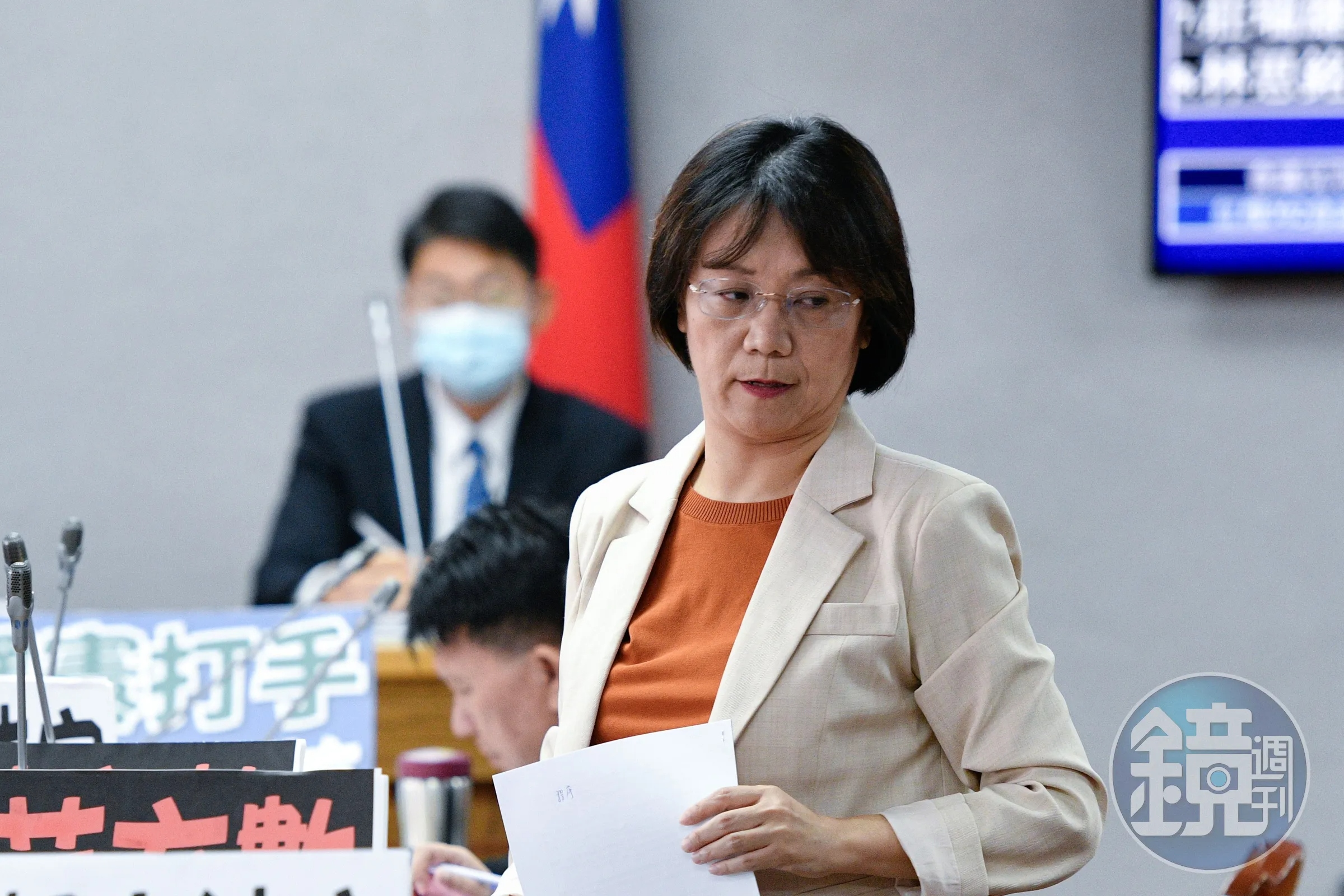 遭行政院長卓榮泰「特殊點名」，未來索取政府部會資都要先送行政院審核，翁曉玲表示「有點得意，是一種殊榮」（本刊資料照）