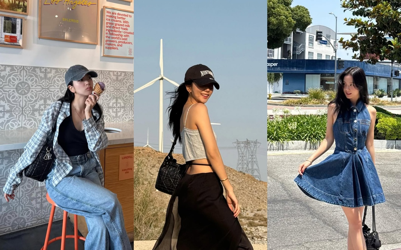 Jisoo換穿3套服裝展演D-Motion包款的百搭設計。（翻攝自Jisoo IG）