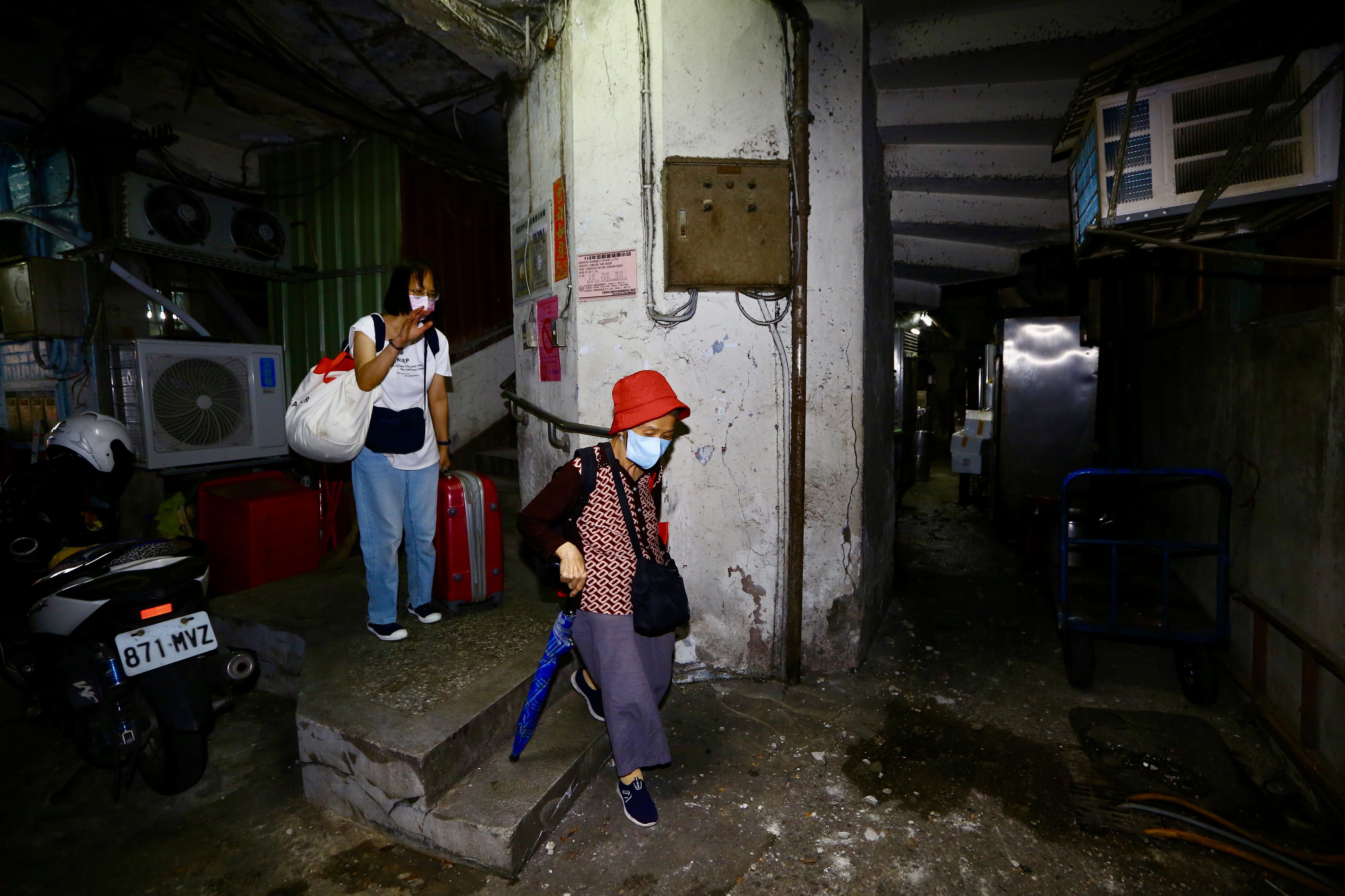 南機場一期公寓受地震損害，經濟是認定有危險，已疏散住戶。