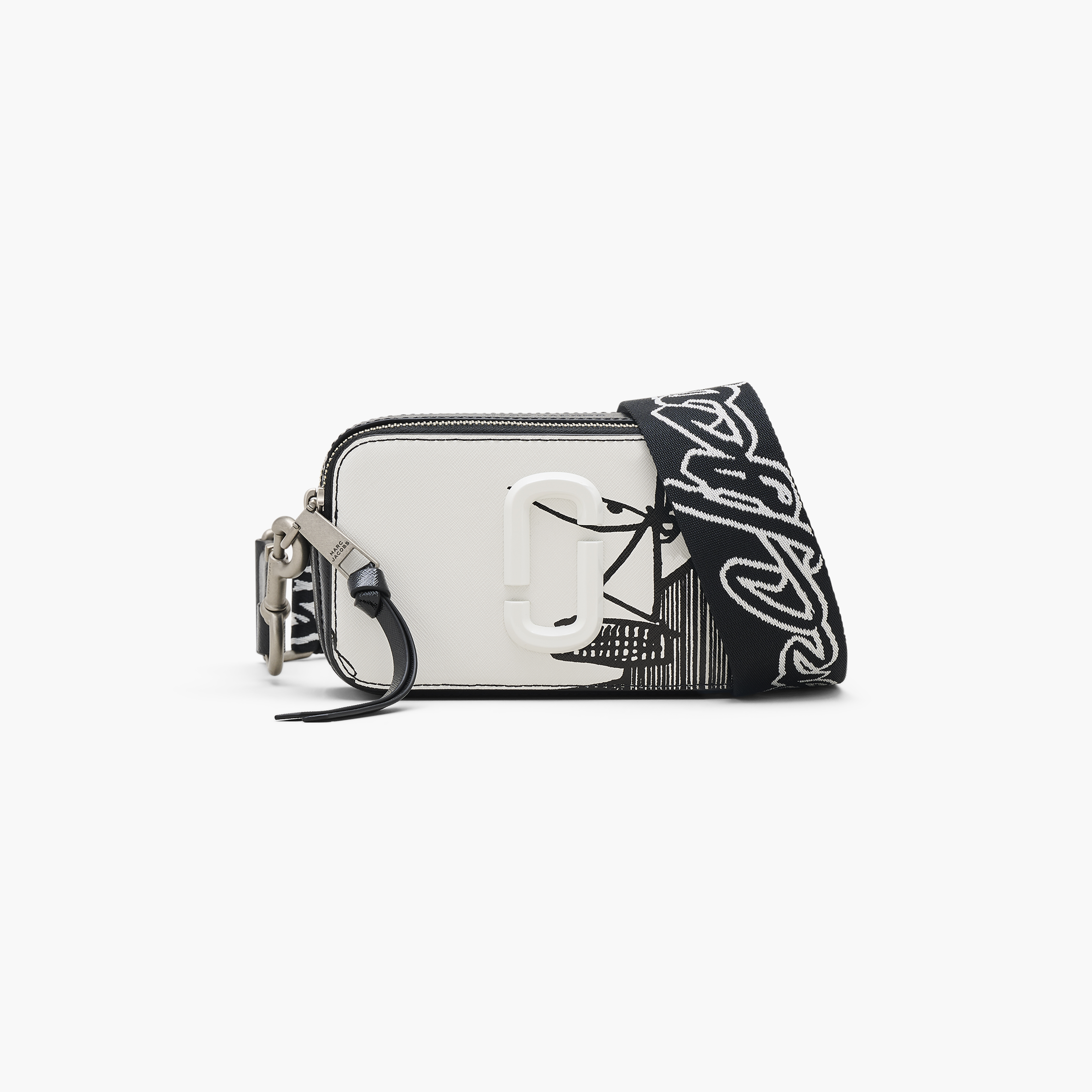 MARC JACOBS X FUTURA聯名系列THE SNAPSHOT肩背包。NT$14,300（美之心提供）