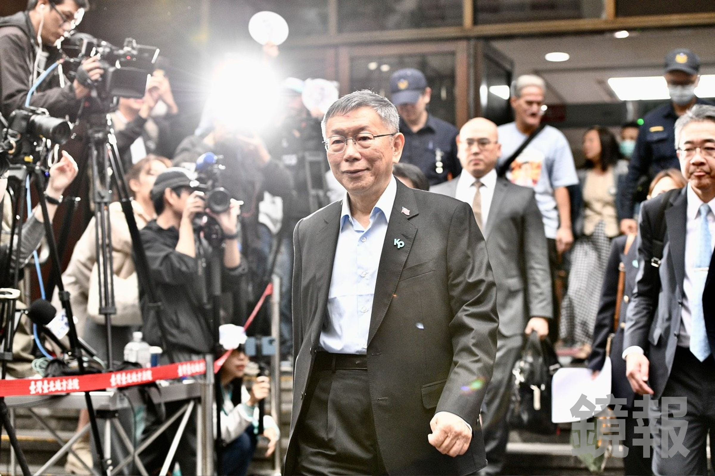 柯文哲案一審判決出爐。（鏡報姜永年攝）