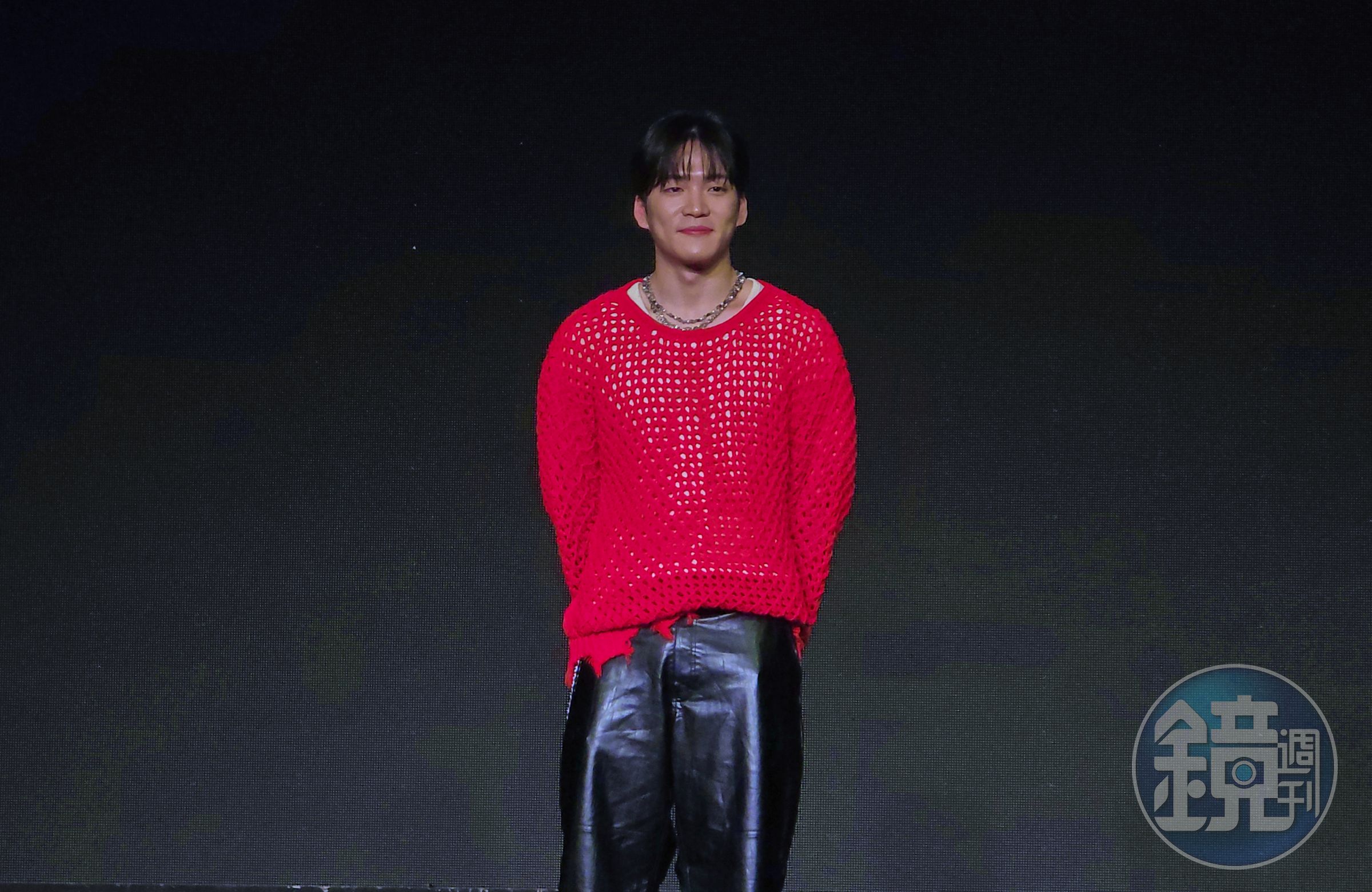 韓國創作歌手JOOSIQ首次在台表演,心情無比雀躍。