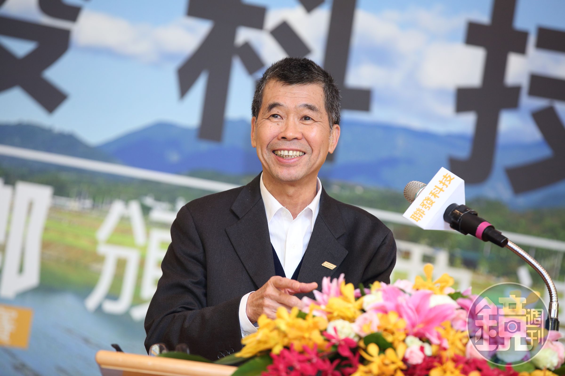 聯發科去年宣布切入雲端巨頭積極跨足的ASIC市場，並樂觀預期2028年相關市場規模上看450億美元。（圖為聯發科董事長蔡明介，本刊資料照）