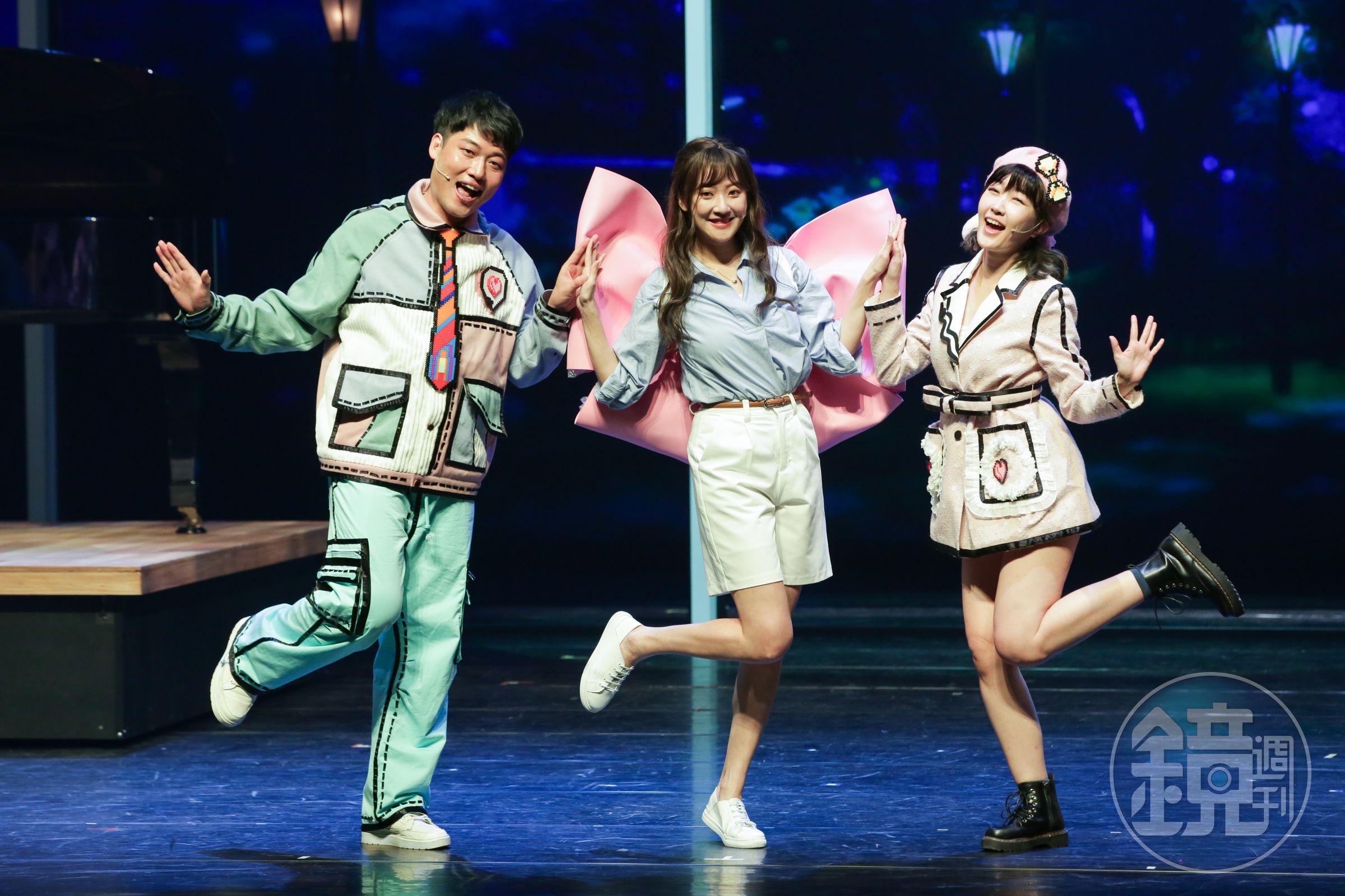 《腦內失控的iTunes》彩排記者會,林斌、林逸欣、巴鈺。