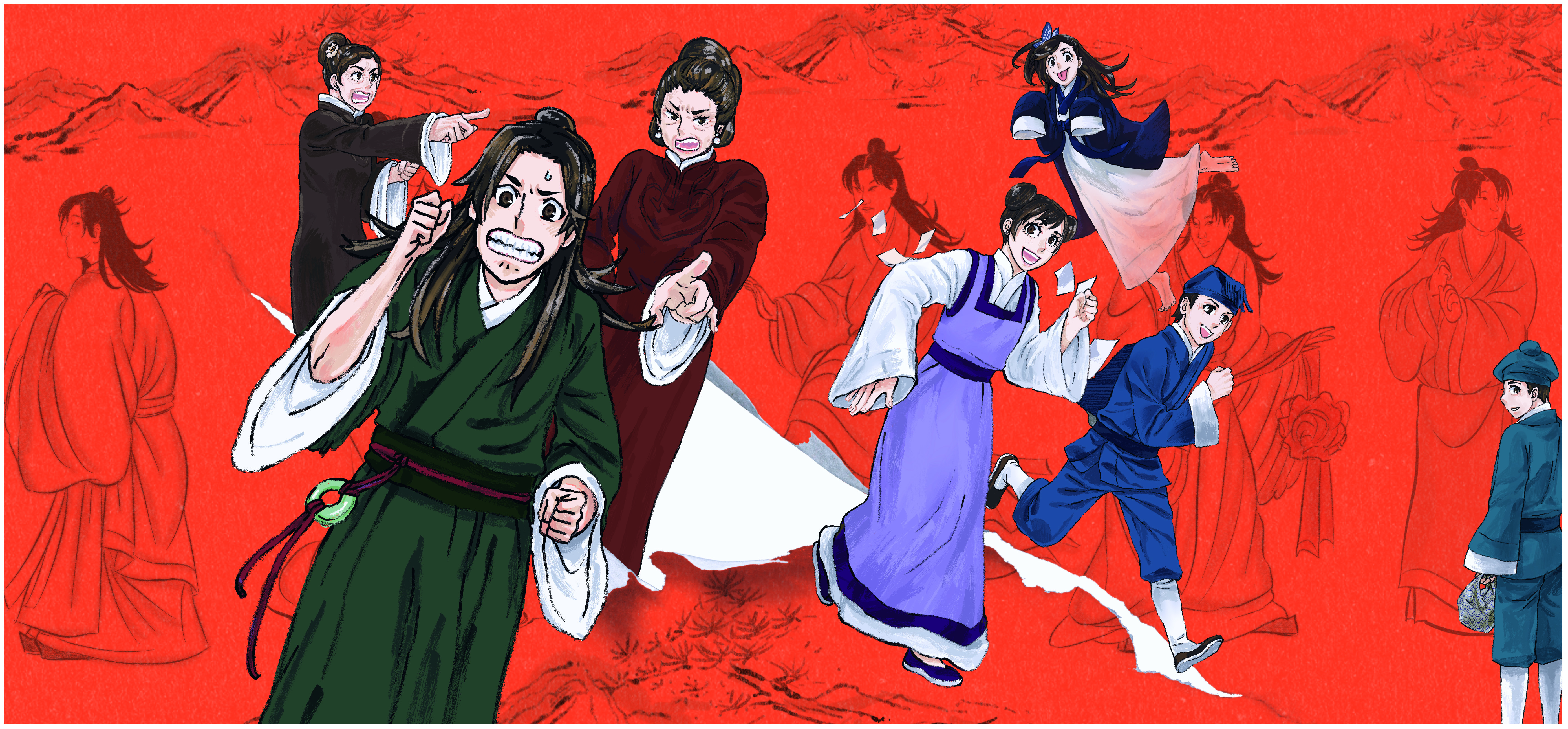 《馬文才怎麼辦》由舞台劇轉譯成漫畫，配合劇場首演推出，互相拉抬創造聲量。（黑白文化提供）