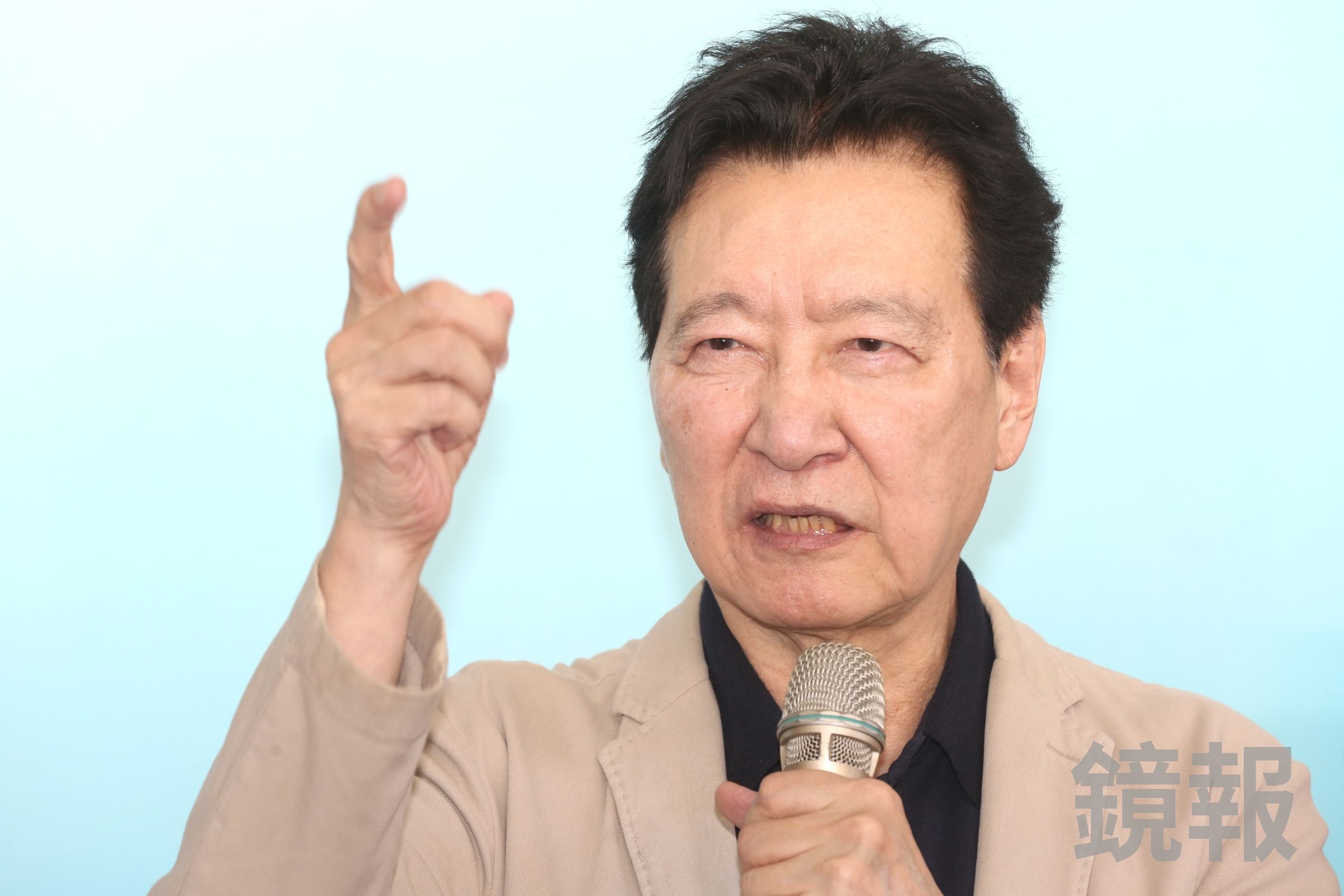 趙少康透露蔣萬安即將展開反攻，但同時也喊話「老共不要來幫倒忙！」（鏡報董孟航）