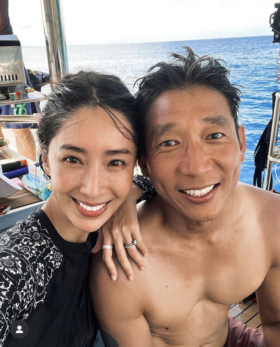 隋棠和Tony閃婚後也經歷磨合期。(翻攝自隋棠臉書)
