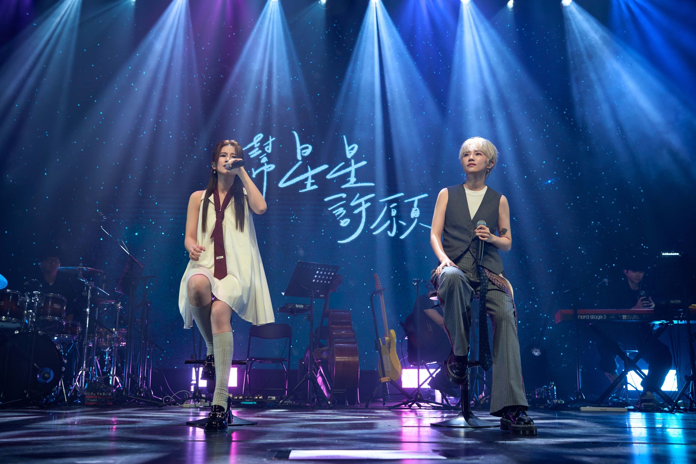 CHENYO今年成軍10週年,於昨天在三創Clapper Studio舉辦「我們都別改變」出道10歲演唱會。(索尼音樂提供)