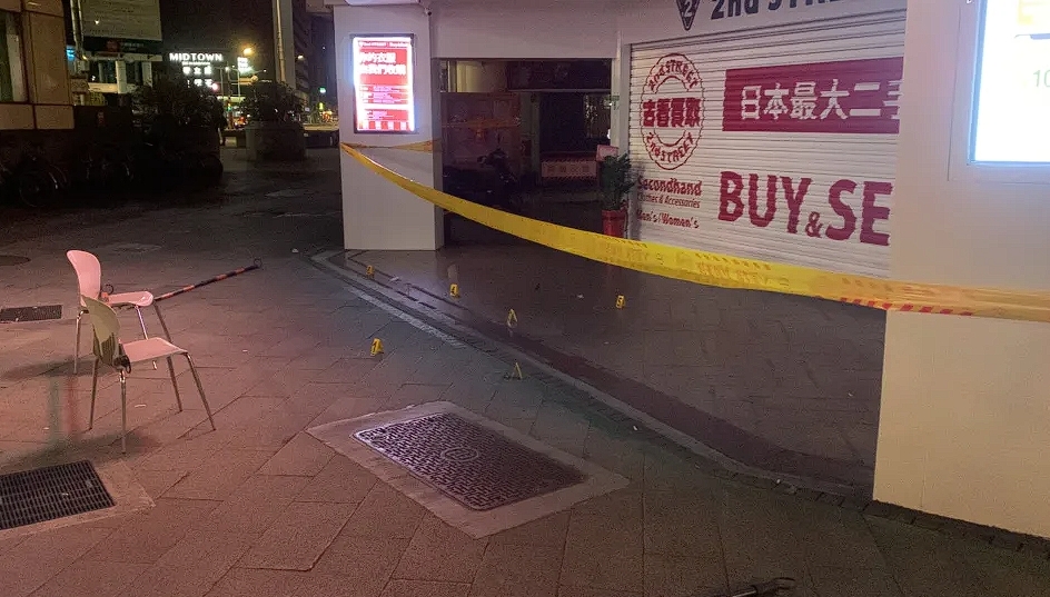 西門町旁發生槍戰，警方24小時內將5名涉案的犯嫌逮捕到案。（翻攝畫面）