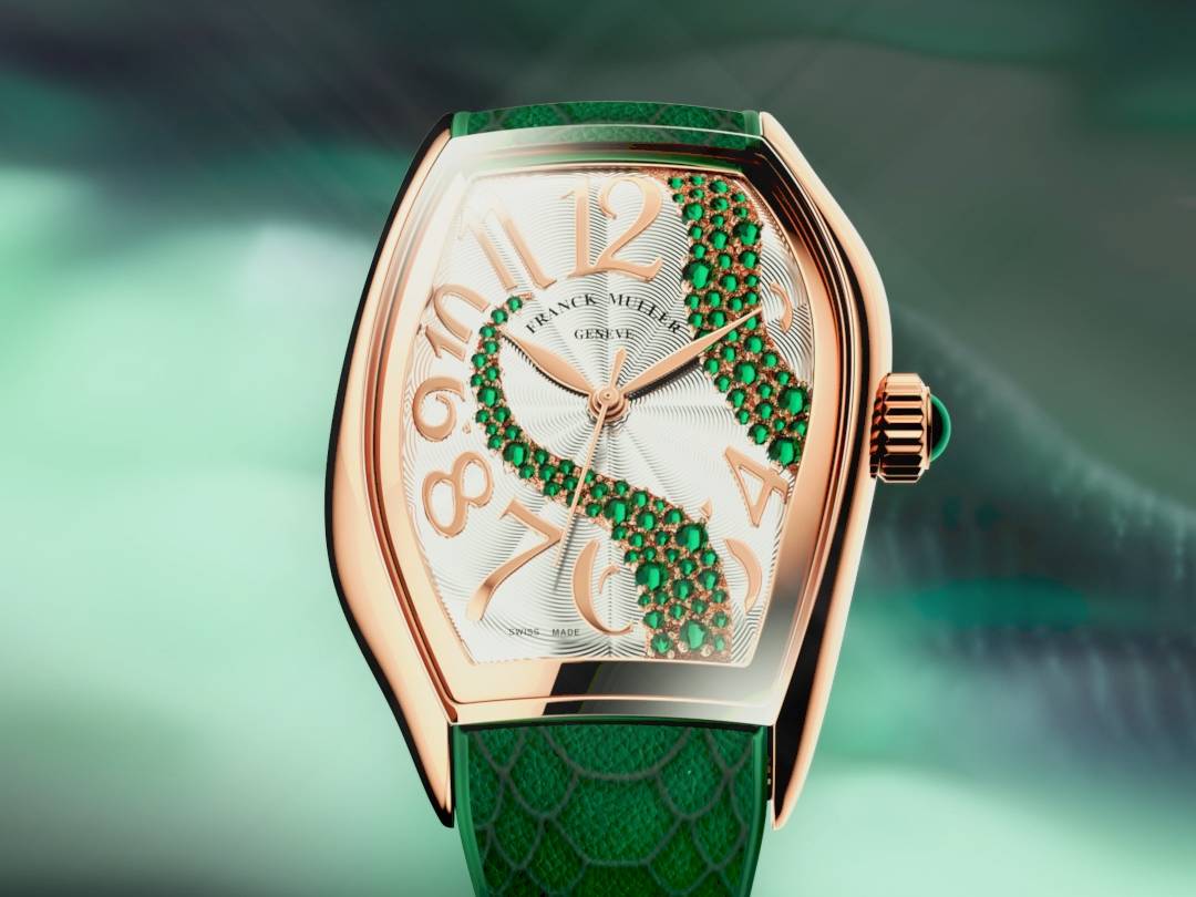 FRANCK MULLER 發表全新扭曲殼形的 Silhouette CX 蛇年錶。