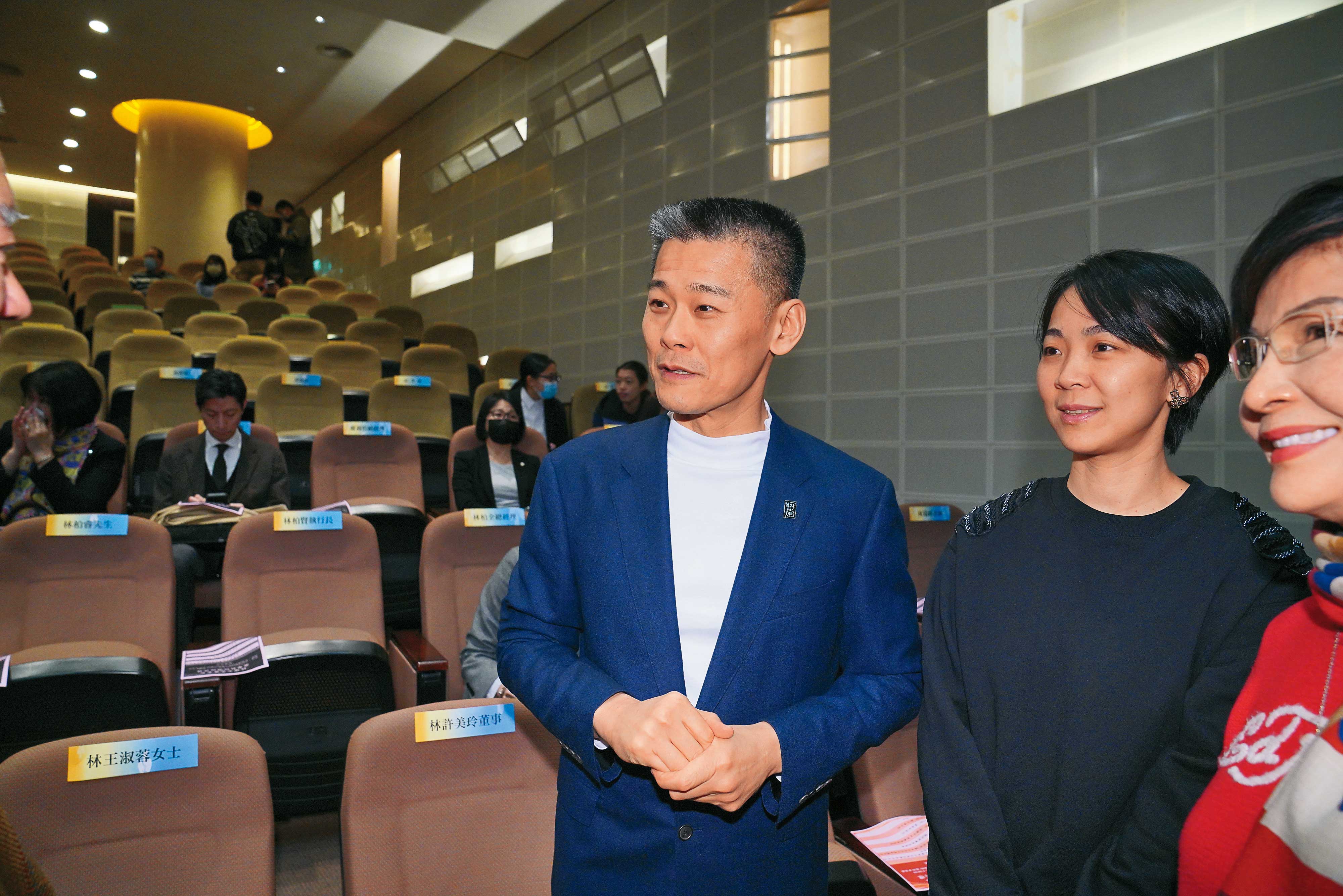 林鴻璋（圖）在父親林堉璘過世前就自行創業，成立暉騰建設。