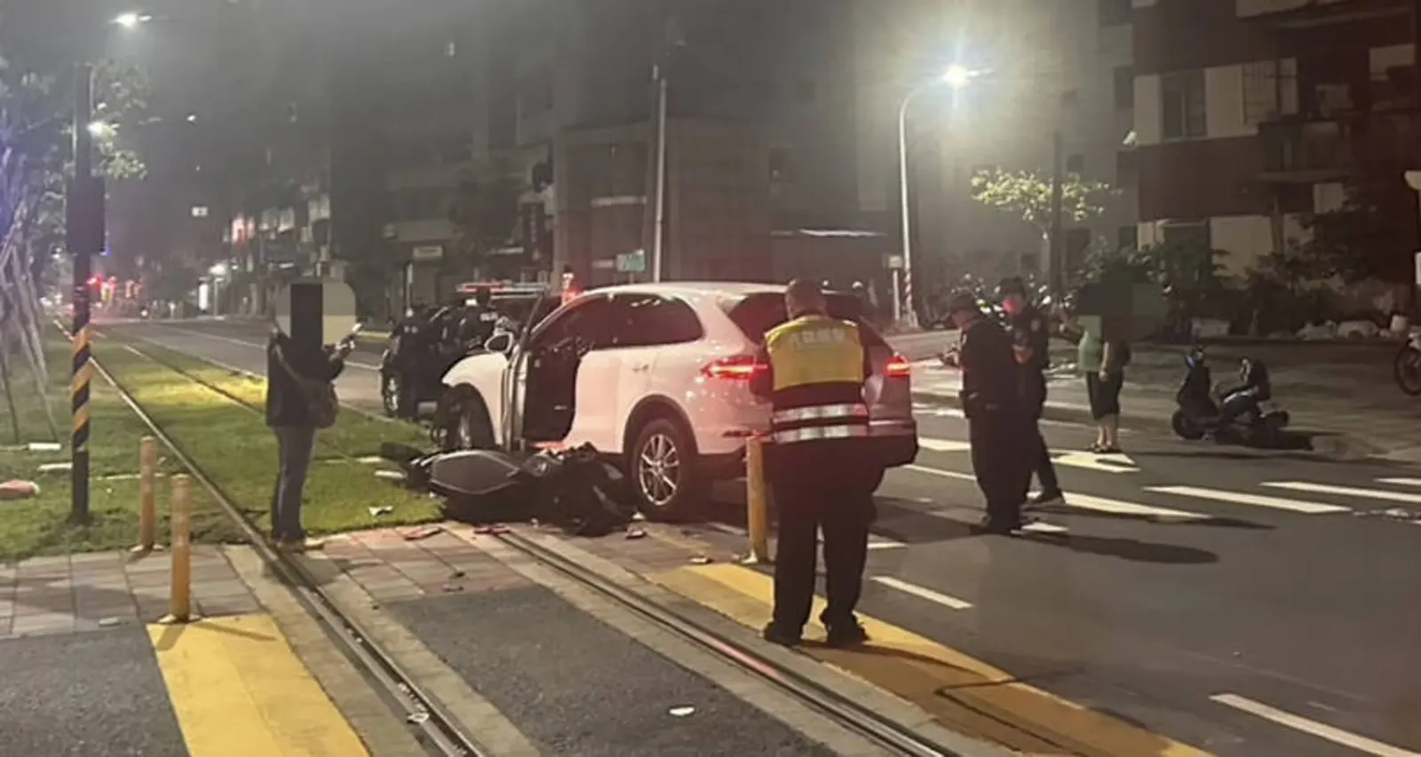 高雄洪姓男子11日深夜酒駕撞死蔡吳姓婦人。（警方提供）