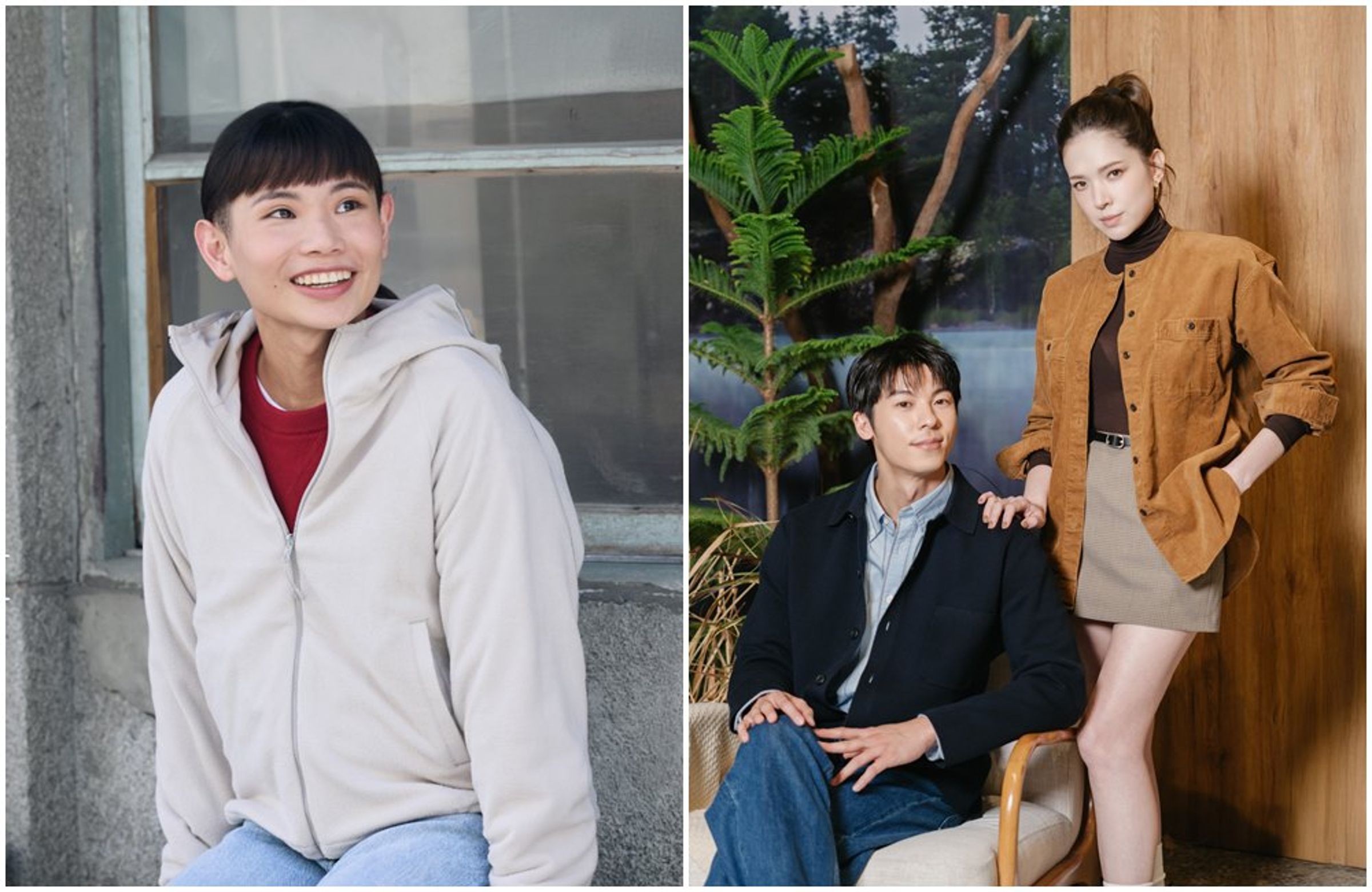戴資穎、許光漢、許瑋甯都是UNIQLO代言人,私下也常穿該品牌衣服。(翻攝Uniqlo Taiwan臉書)
