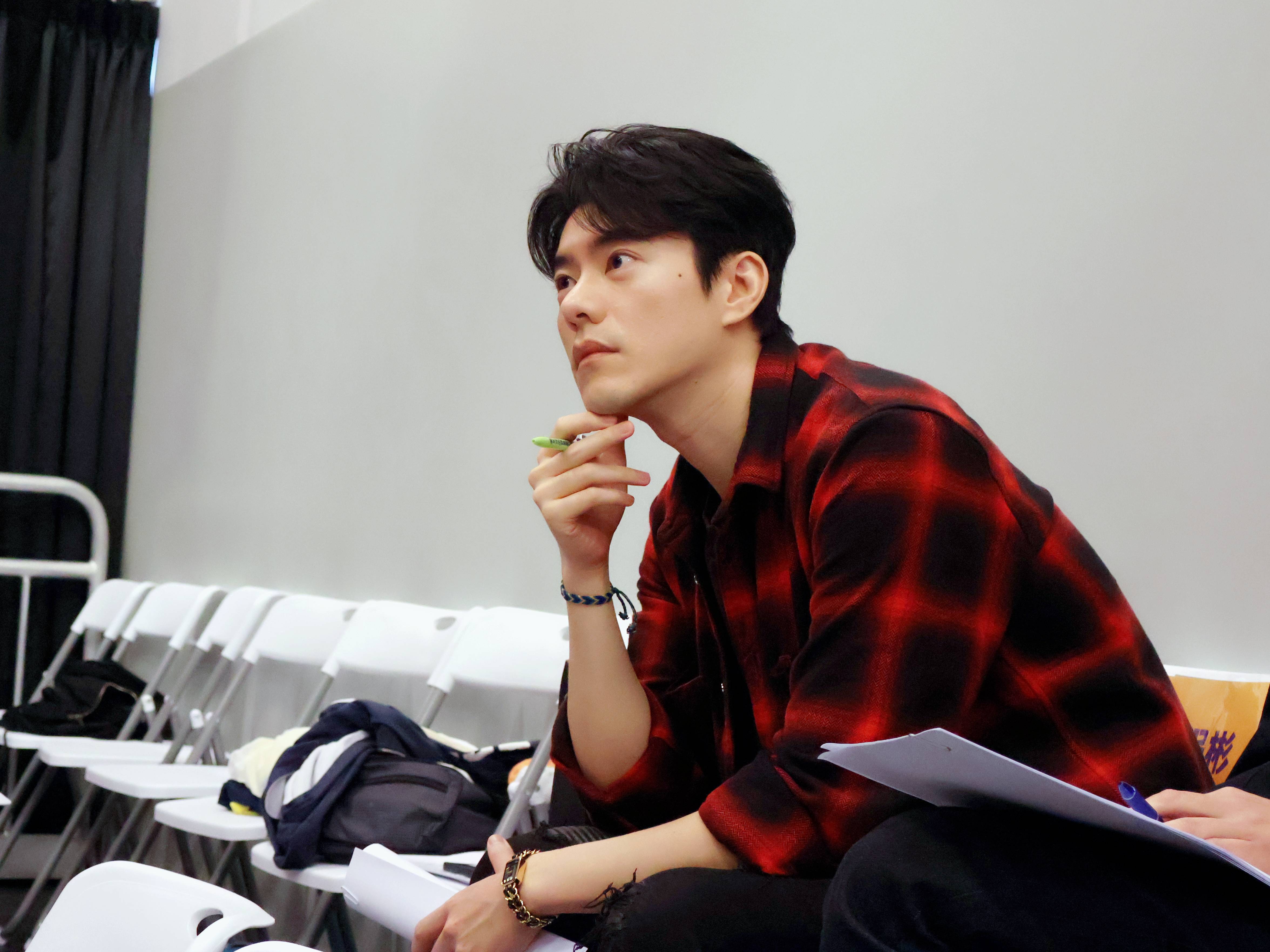 李程彬用自身經驗鼓勵青少年表演者們。（東旭九翔娛樂提供）