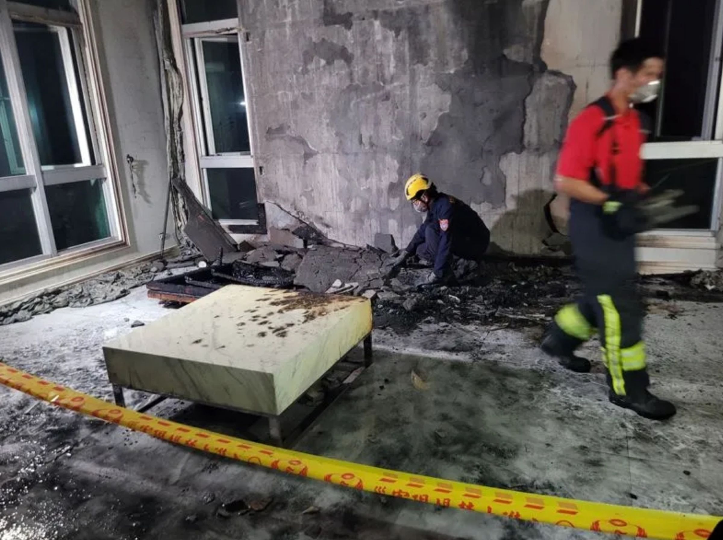 63歲王姓婦人在家遇到火警，全身90%燒燙傷不治身亡。（翻攝畫面）