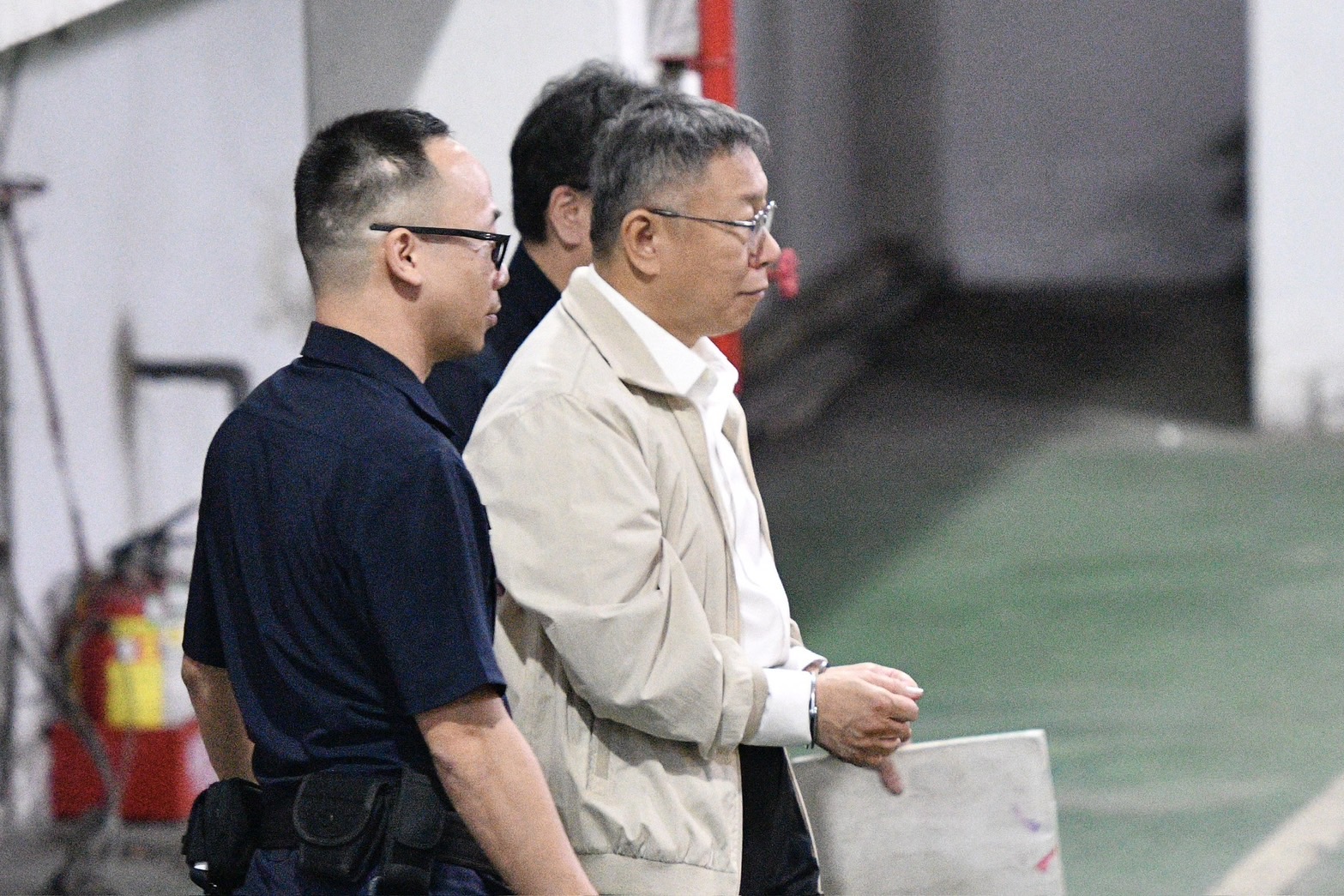 柯文哲因涉京華城案遭收押，傳出美方關切甚至出手干預，行政院表示沒有聽過這樣的消息。