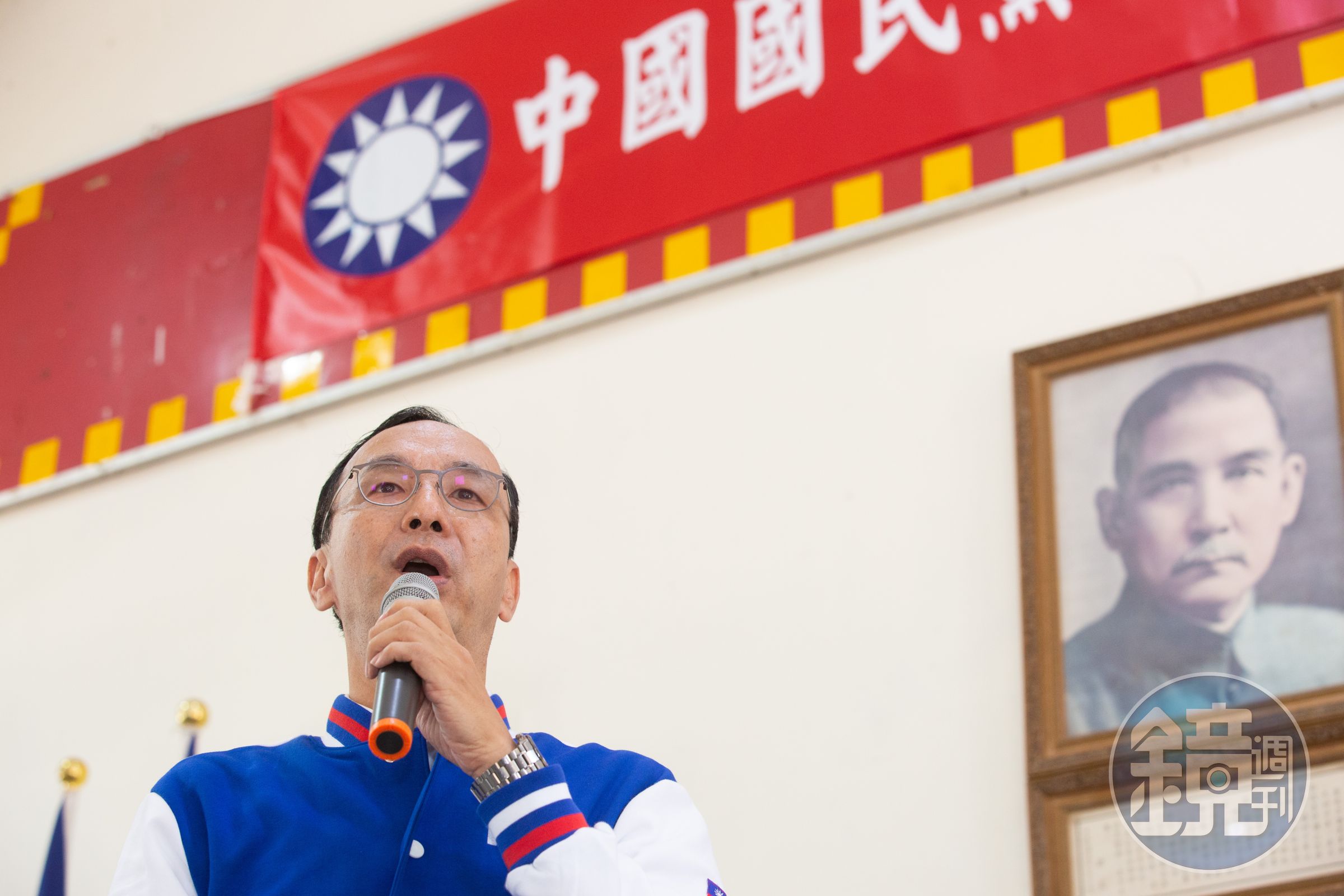 藍營青年提案繳1萬募款額升終生黨員，竟遭黨內關切「要什麼權利」「搞不清楚義務」。（圖為國民黨主席朱立倫。）