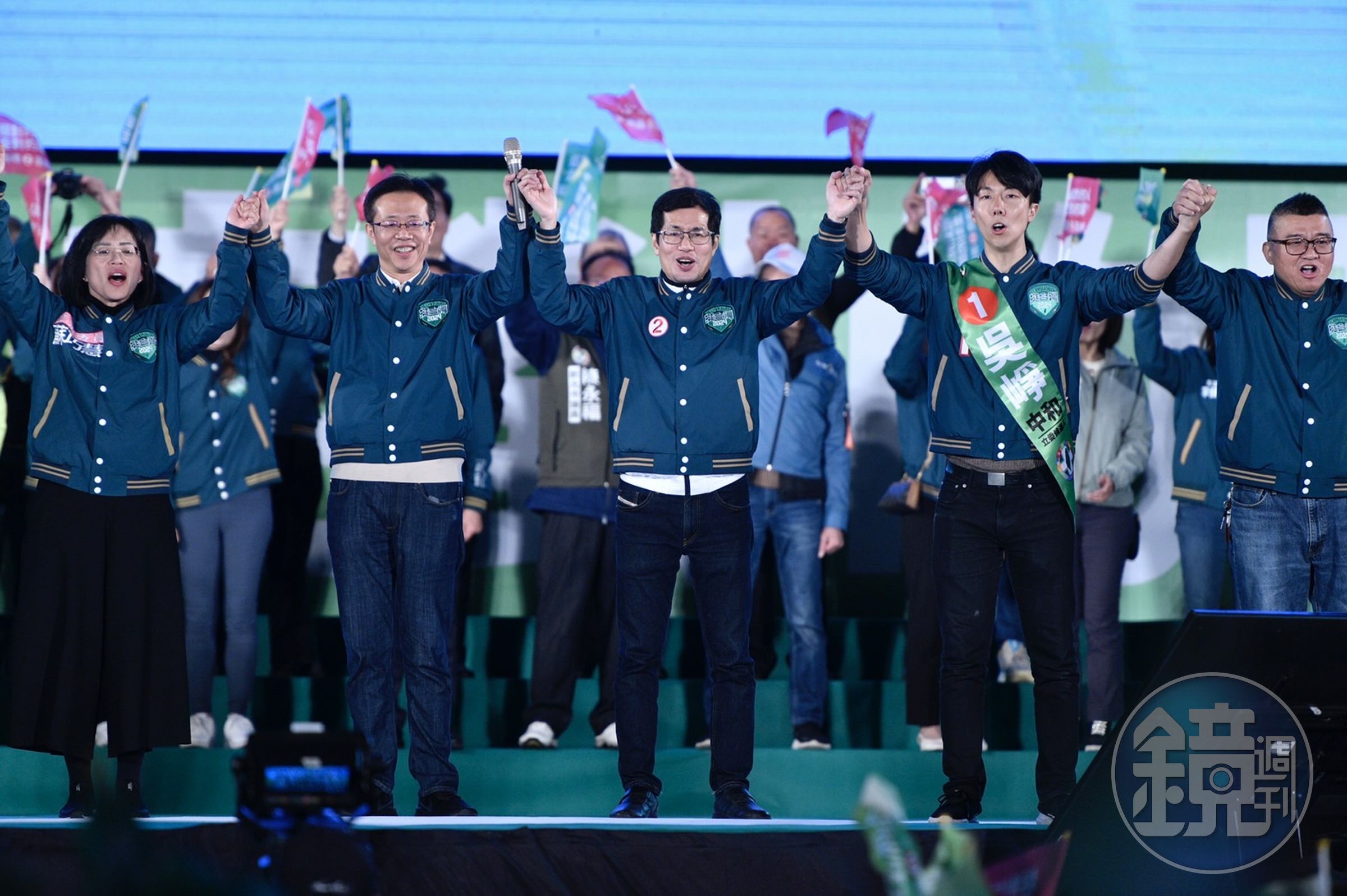民進黨同心協力,集中選票。