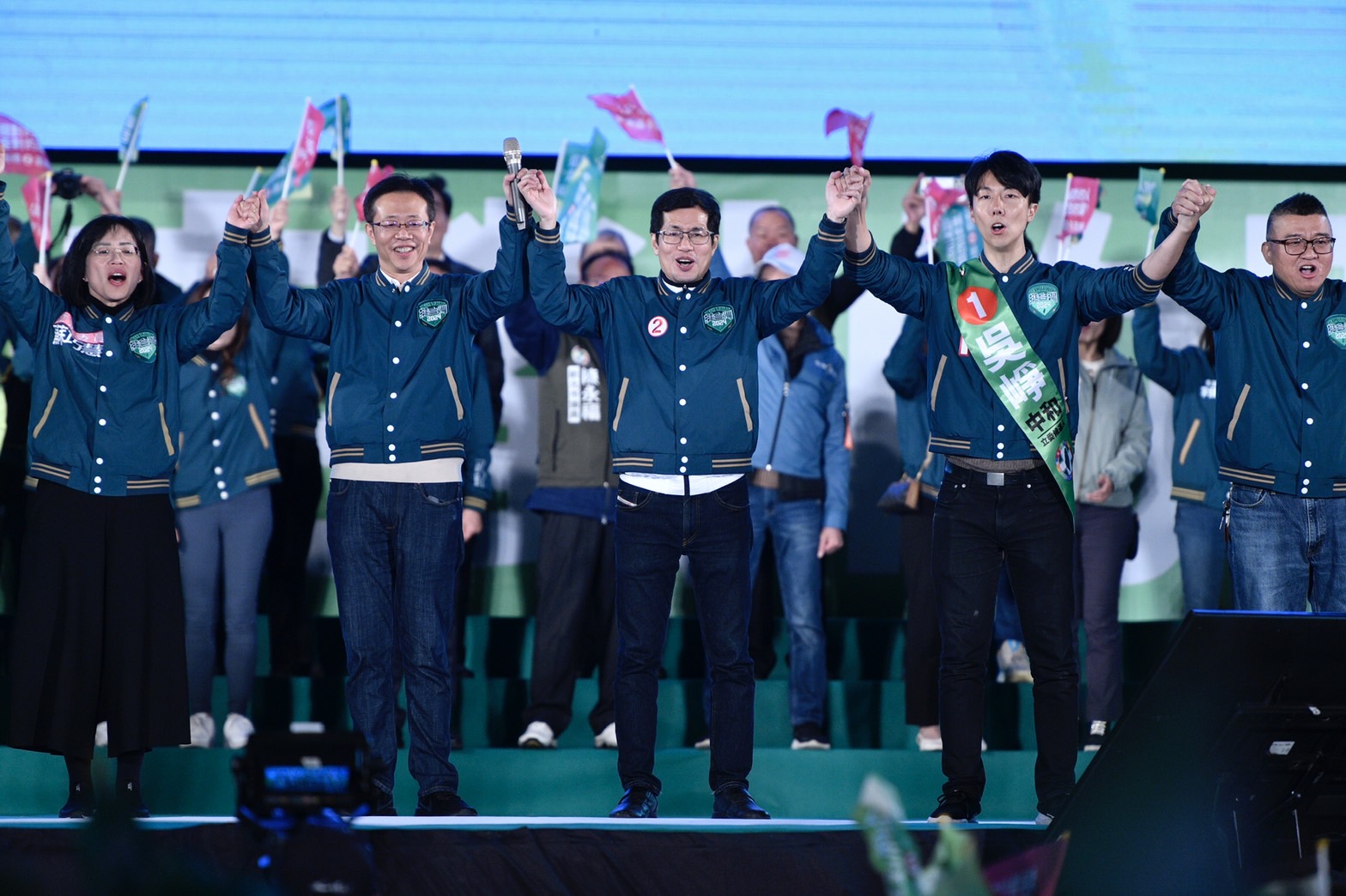 民進黨同心協力，集中選票。