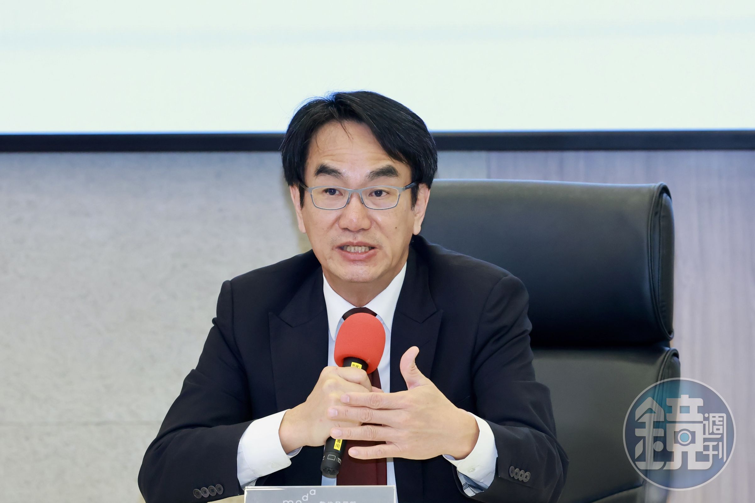 數發部部長林宜敬今(4)日上午主持新春媒體交流會。