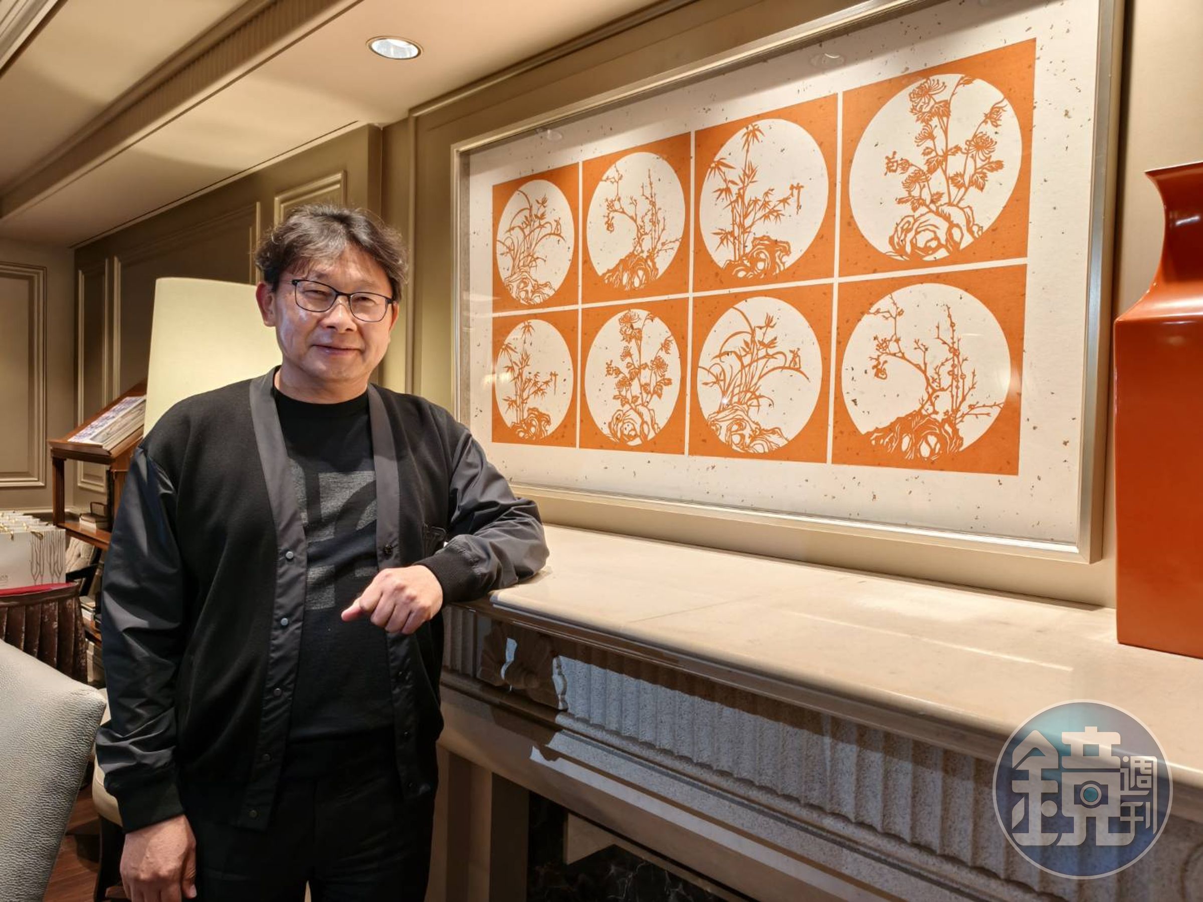 亞昕營收創新高，擬配息2.8元，圖為亞昕集團總裁姚連地。