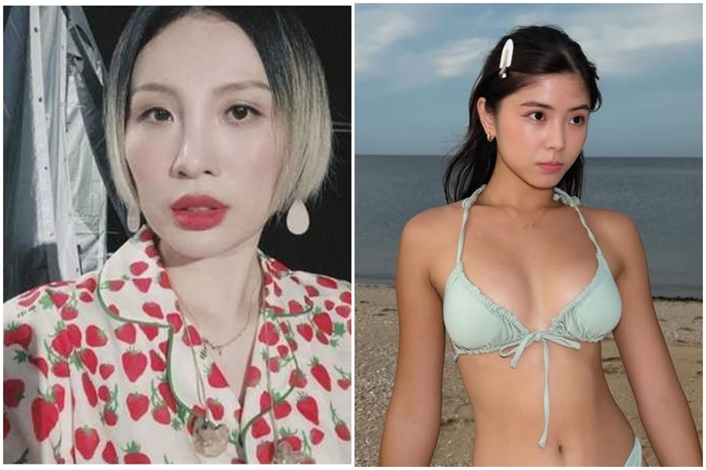 魏如萱剛認完愛，若盈經紀人就出面回擊，表示「若盈和Ian目前處於感情冷靜期」。（翻攝自魏如萱IG、若盈IG）