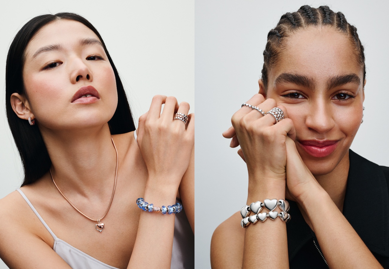 丹麥珠寶品牌PANDORA以愛心為主題歡慶七夕。（PANDORA提供）