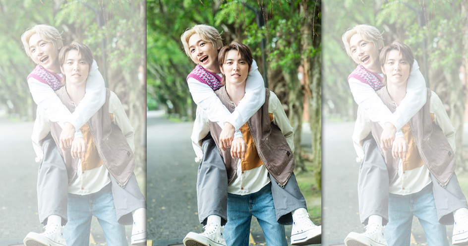 來自香港的范麒智與王智騫在台灣開啟同居生活。（三立提供）