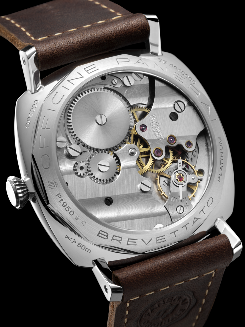 沛納海 Radiomir Guido Panerai & Figlio 孤品腕錶搭載已絕跡的Angelus 240八日動力儲存手上鍊古董機芯。