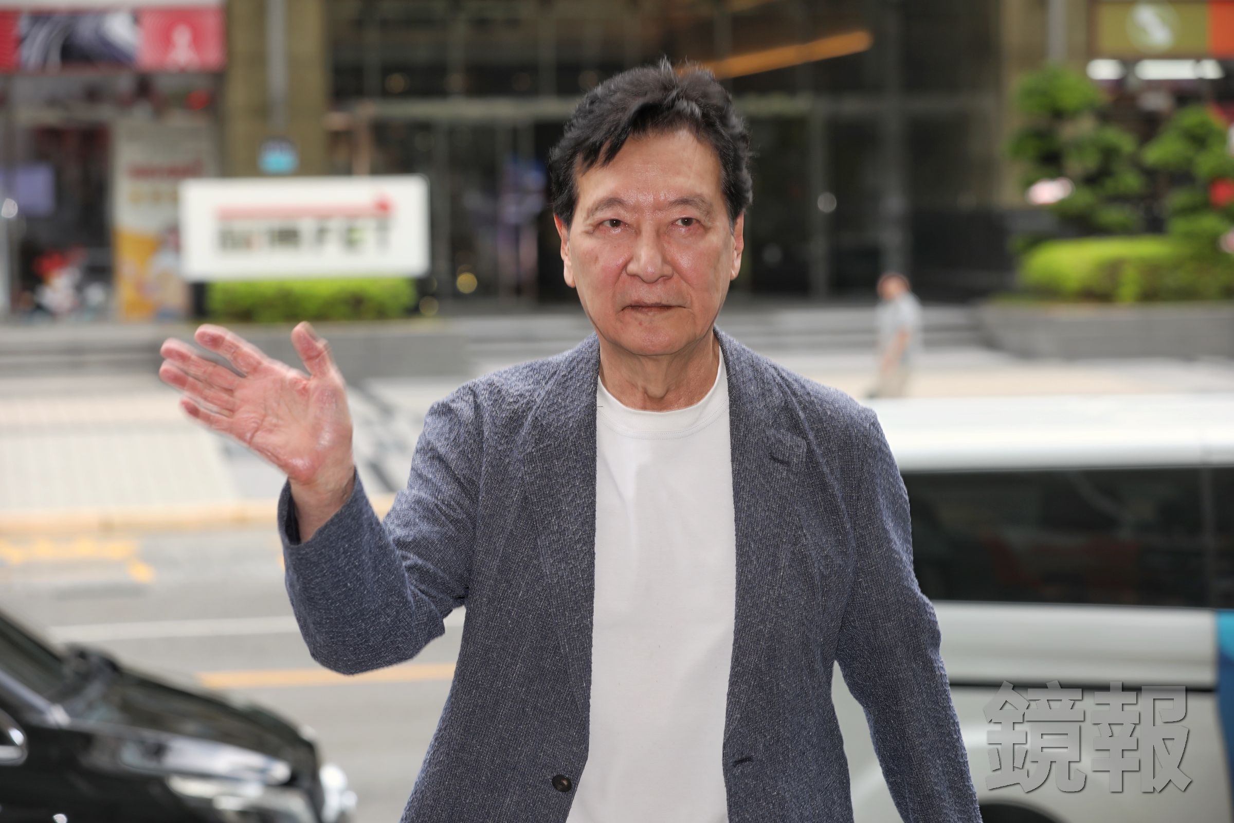 前中廣董事長、戰鬥藍發起人趙少康。(鏡報林煒凱攝)