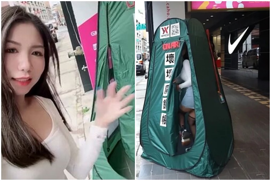 成人平台女神梁冪，為此次魔鏡帳企劃第一人。（翻攝自梁冪IG）