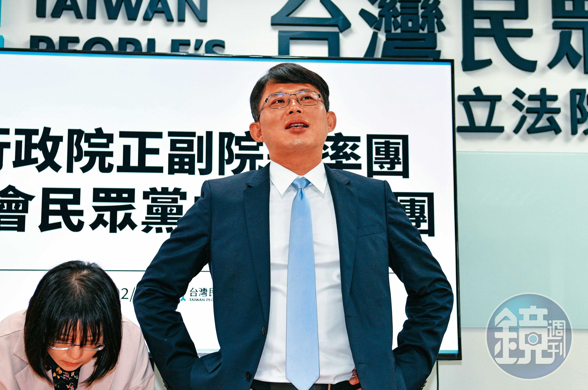 時力未跨過不分區門檻,但黃國昌今年仍以民眾黨不分區立委身分回到立法院。