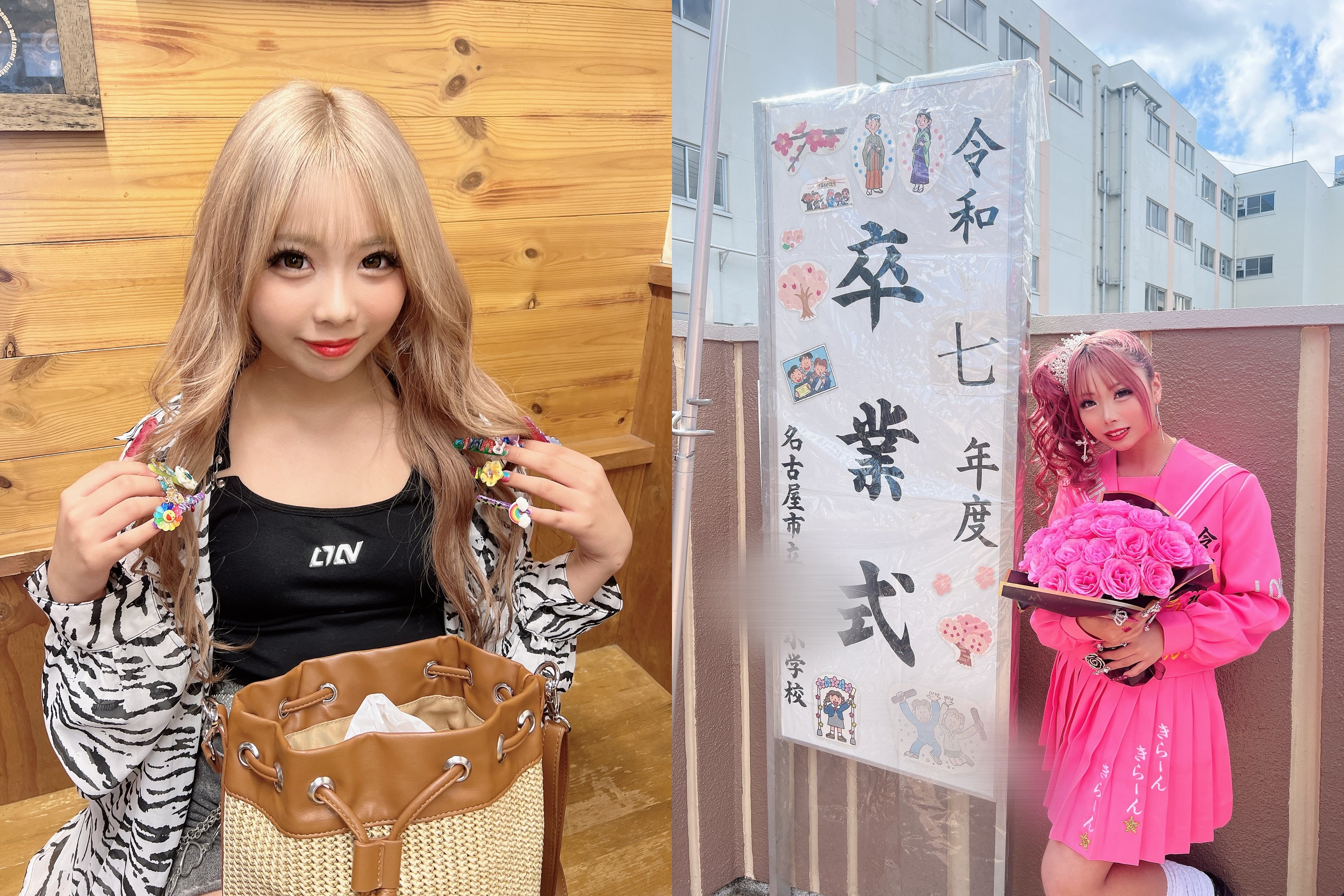 Rumina打扮成熟，最近公布國小畢業照，讓不少人不敢相信是國小生。（翻攝X@rumina_510）