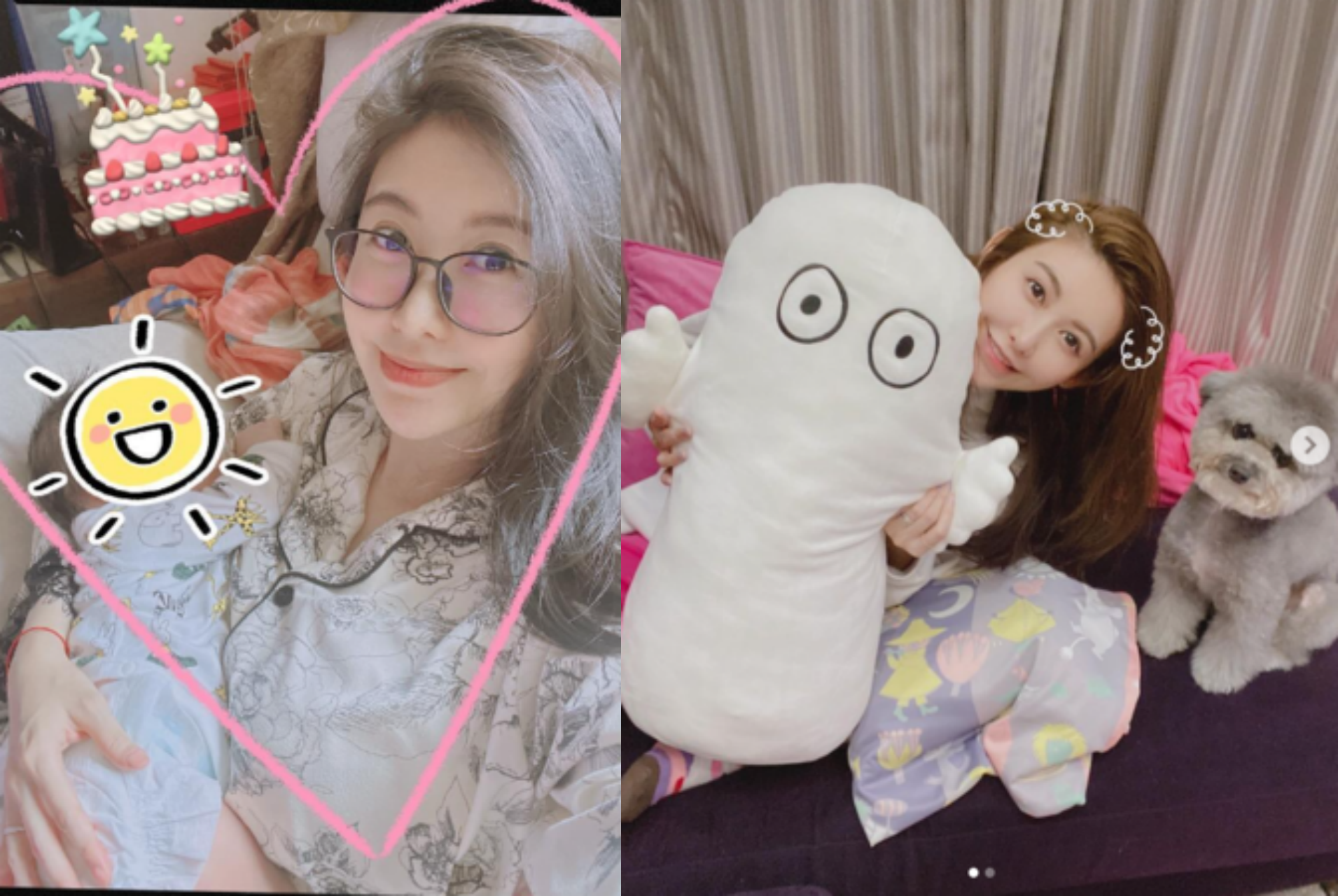 無預警發布生子消息的愷樂，生活化的發文引來許多網友回應。（翻攝自愷樂IG）