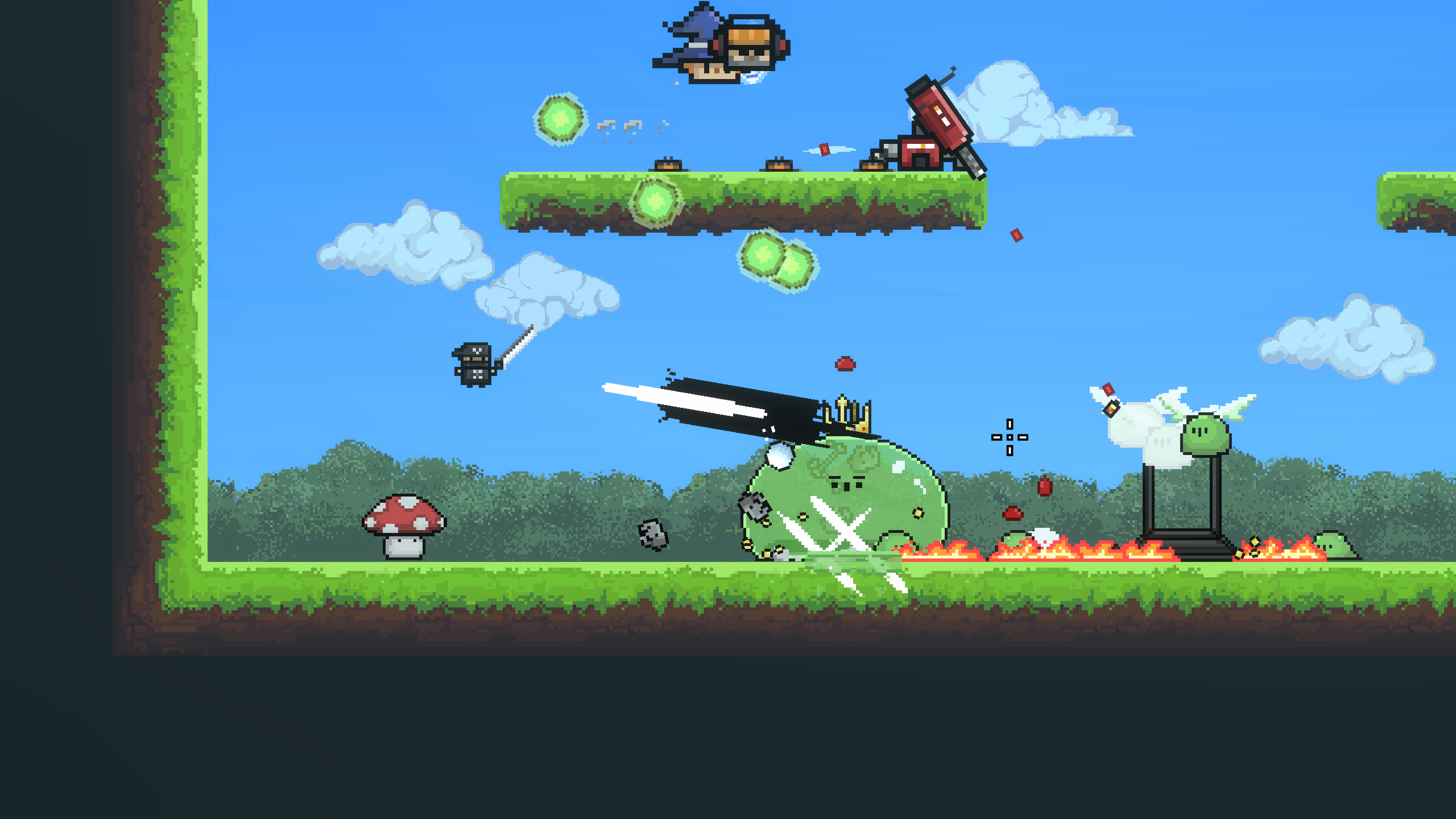 《傳送地下城》採Roguelite玩法設計，關卡會隨機生成。（暮犬工作室提供）